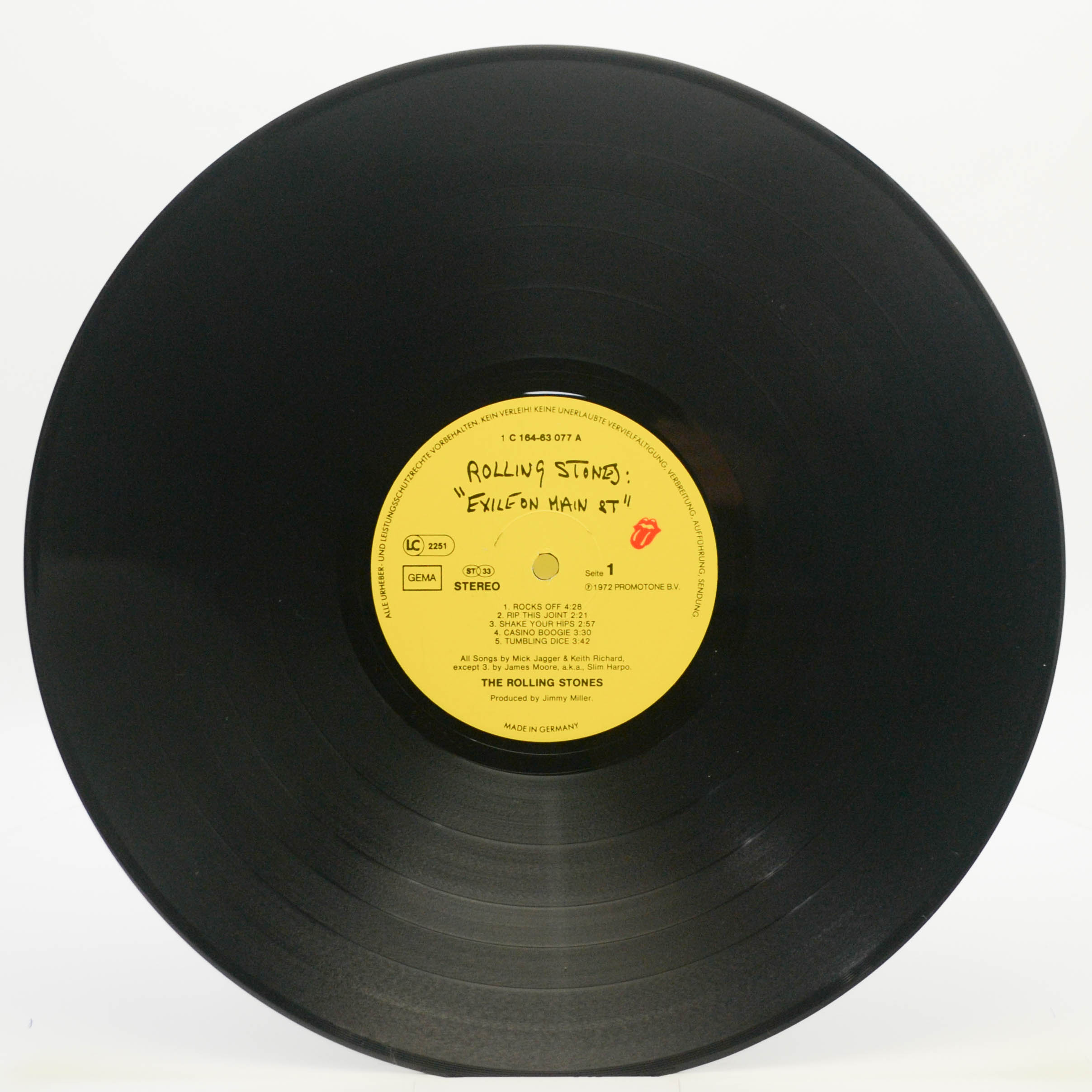 Виниловая пластинка Rolling Stones — Exile On Main St. (2LP), 1972