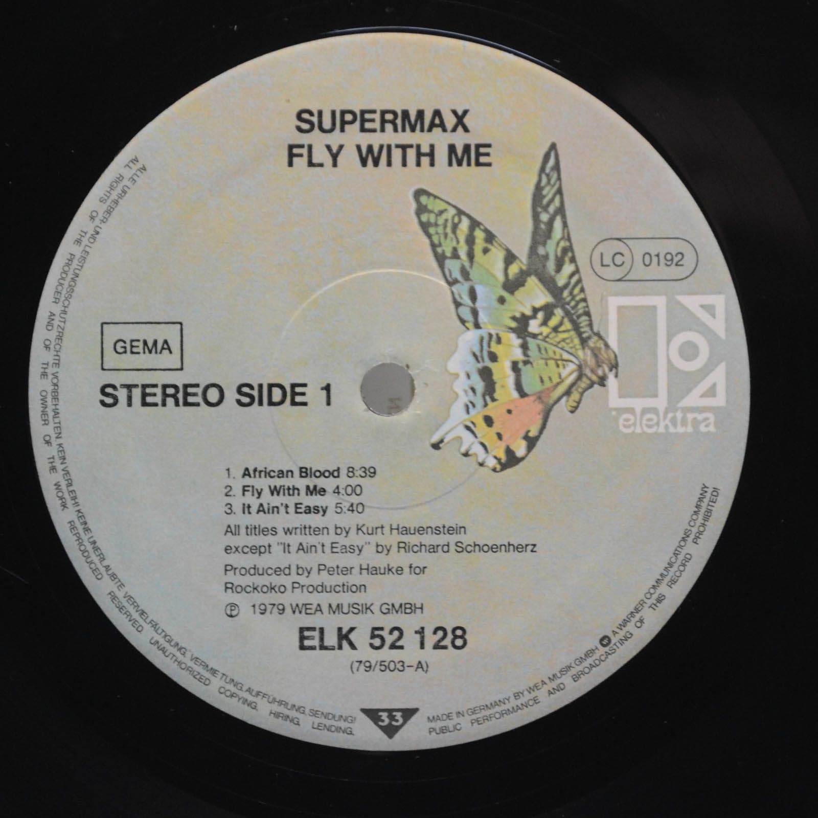 Supermax — Fly With Me, 1979