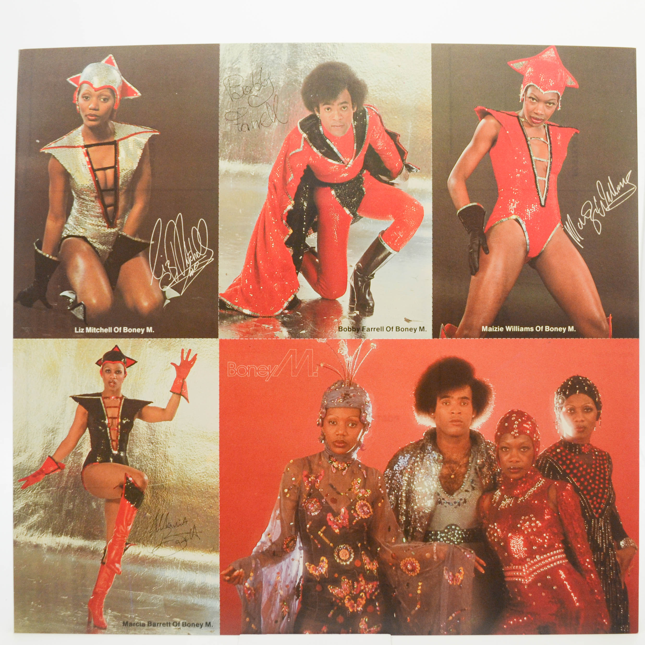 Boney M. — Nightflight To Venus (postcards), 1978