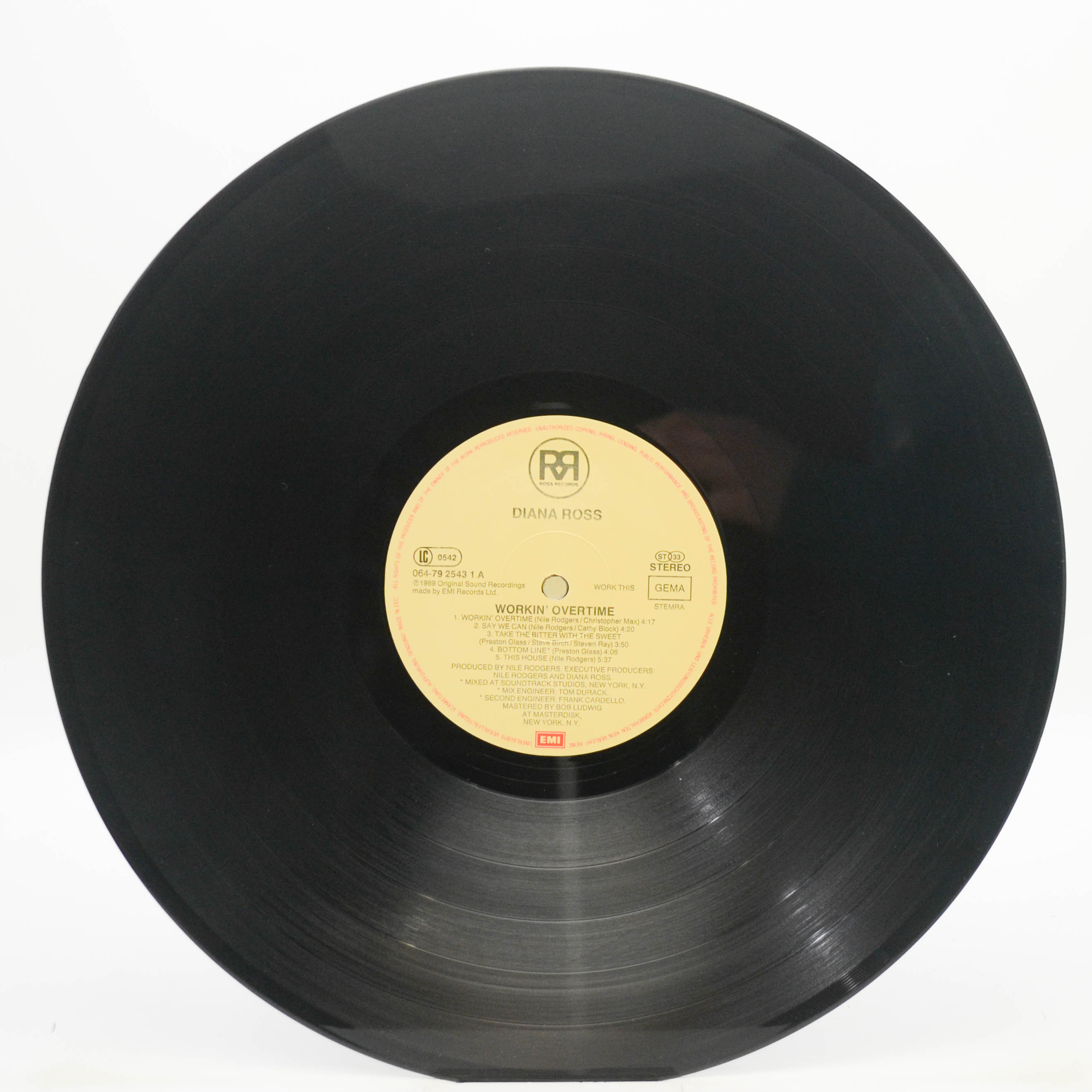 Diana — Workin' Overtime, 1989