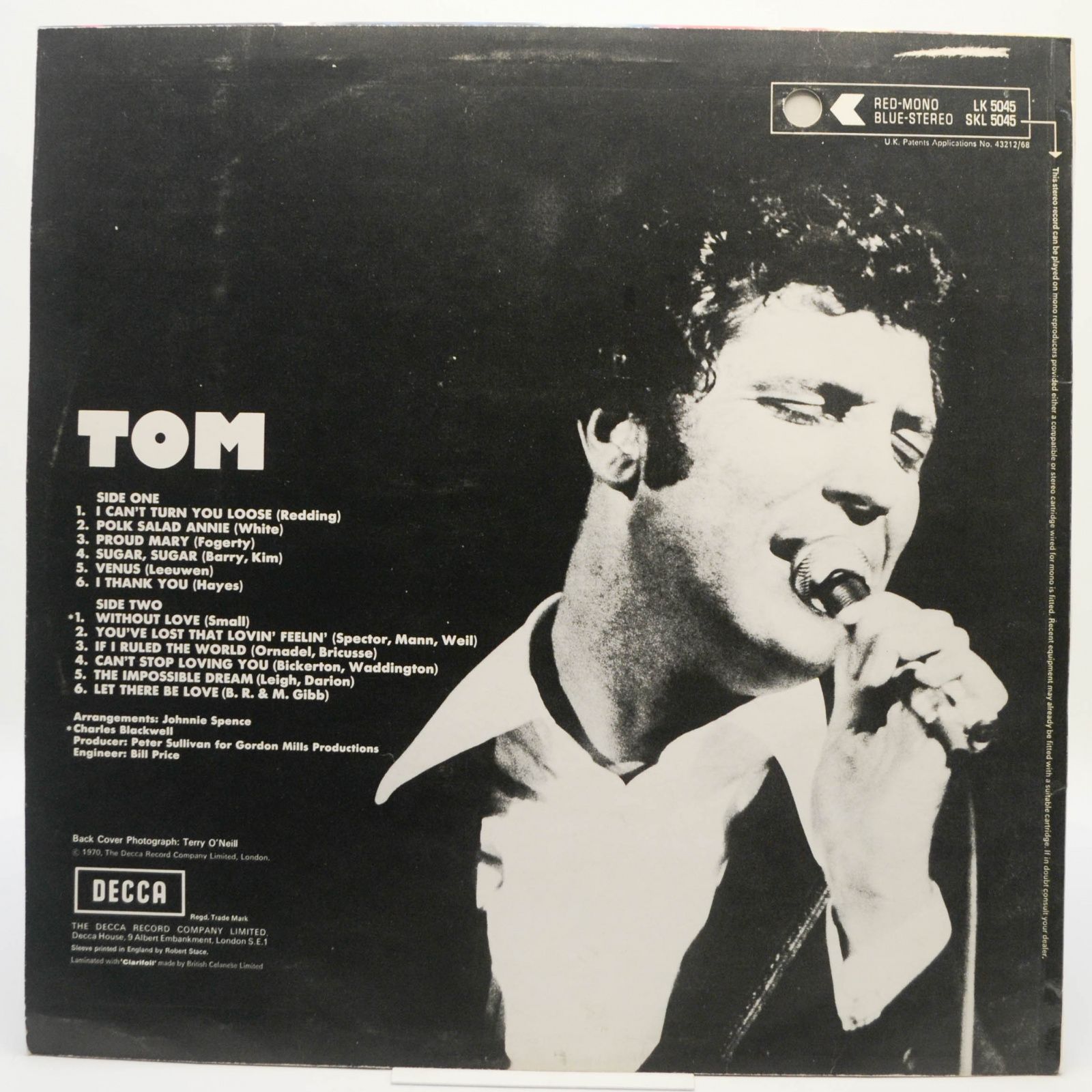 Tom Jones — Tom, 1970