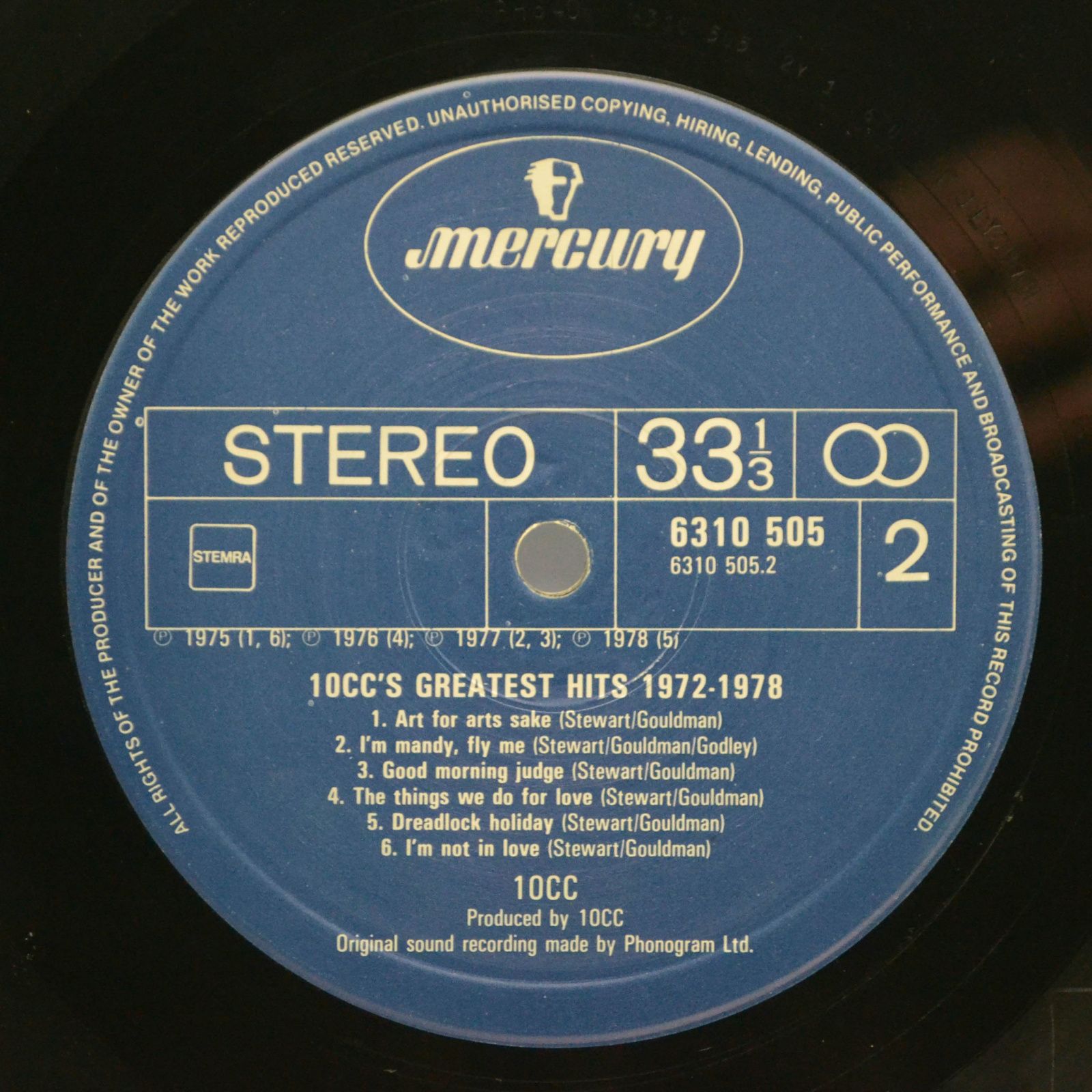 10cc — Greatest Hits 1972-1978, 1979