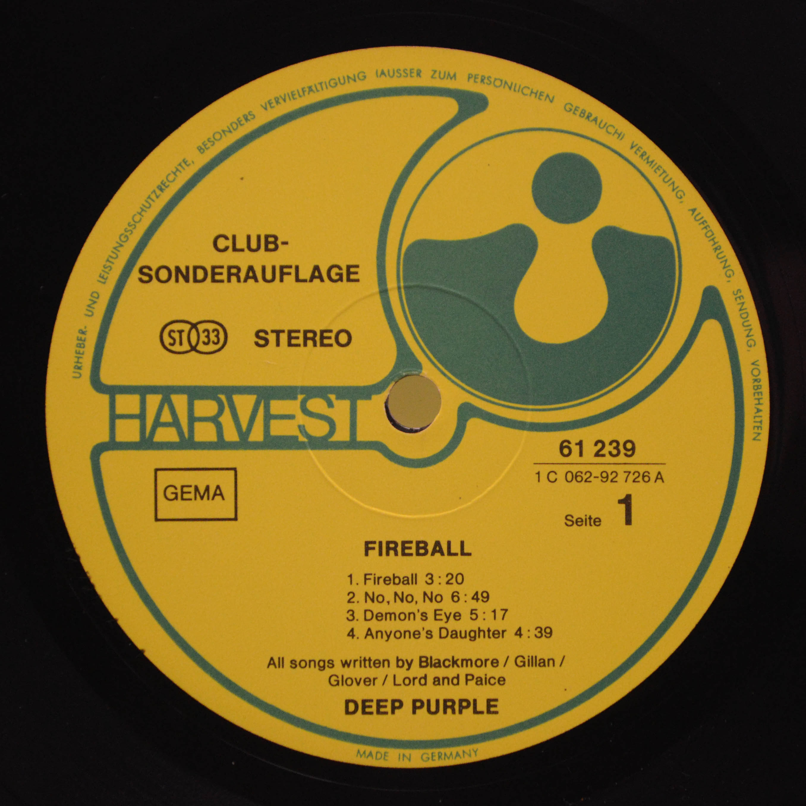 Deep Purple — Fireball, 1972