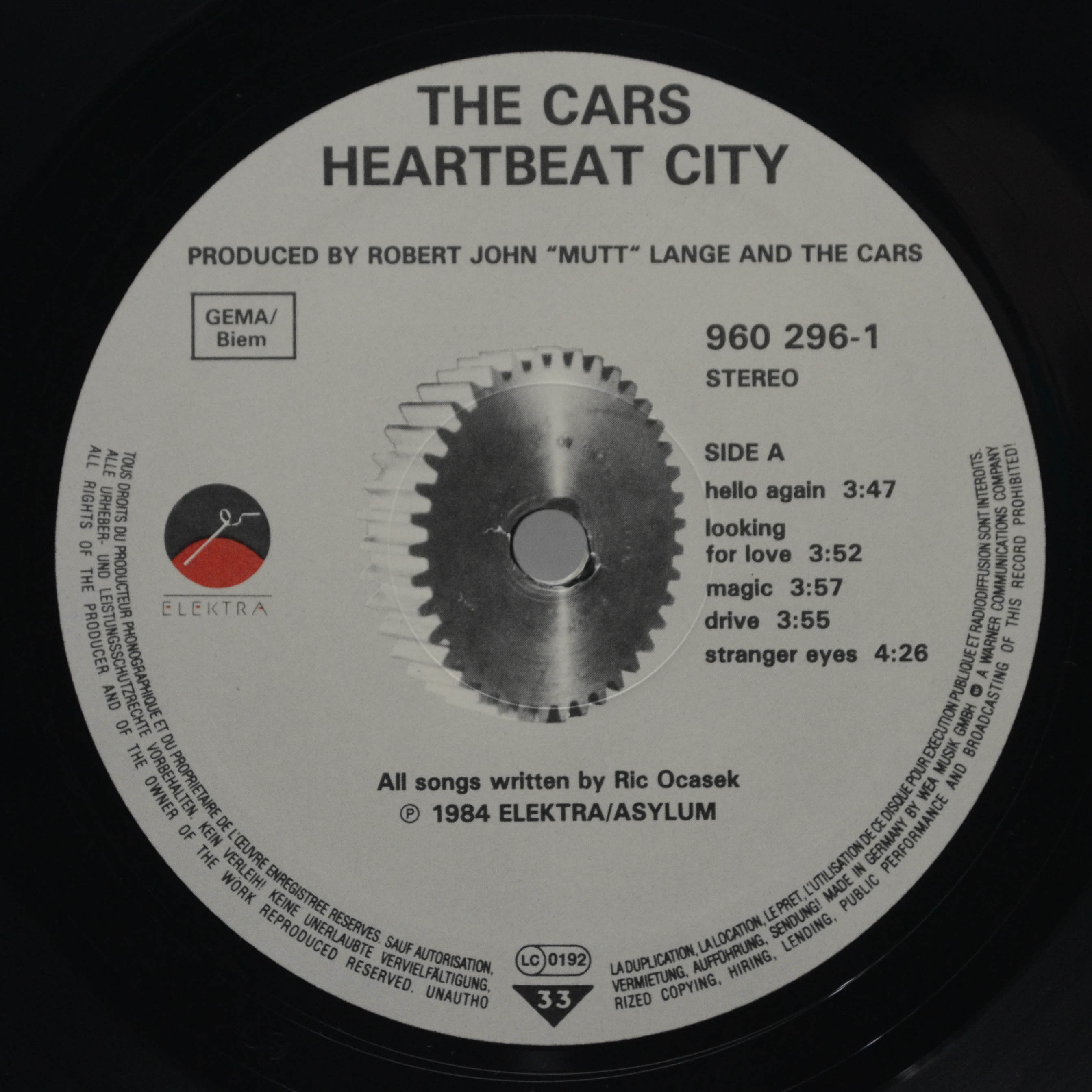 Cars — Heartbeat City, 1984