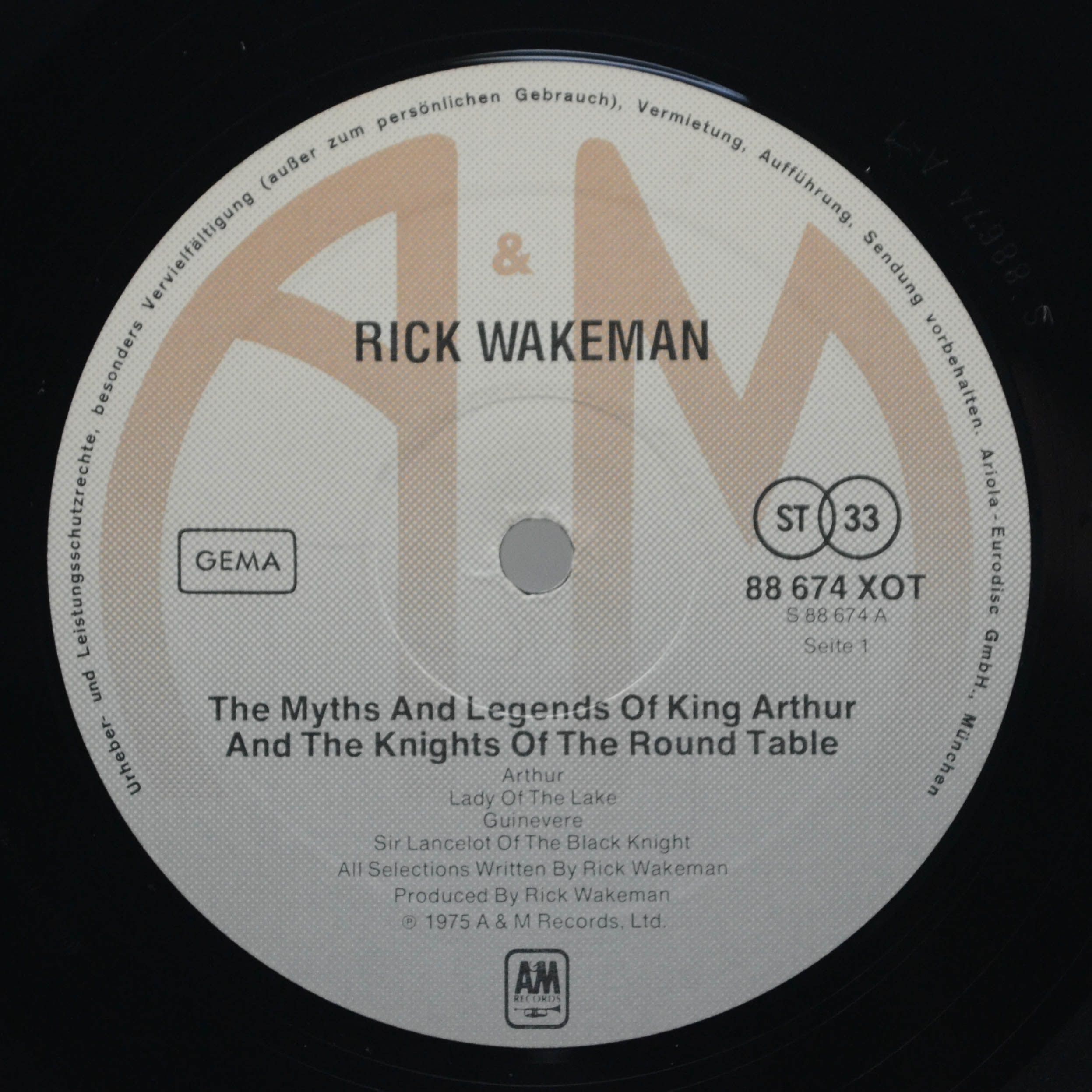 Rick Wakeman — The Myths And Legends Of King Arthur And The Knights Of The Round Table, 1975