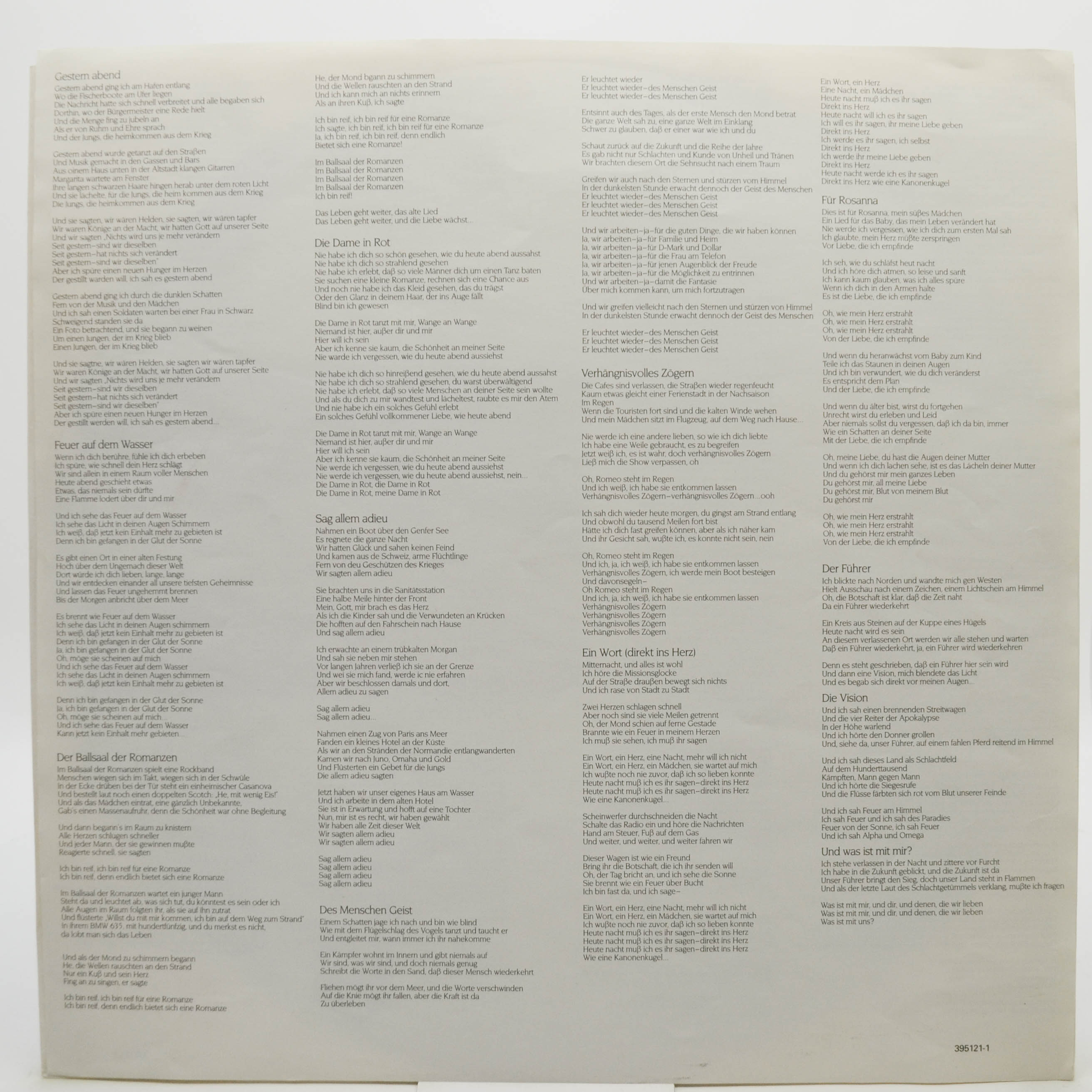 Chris de Burgh — Into The Light, 1986