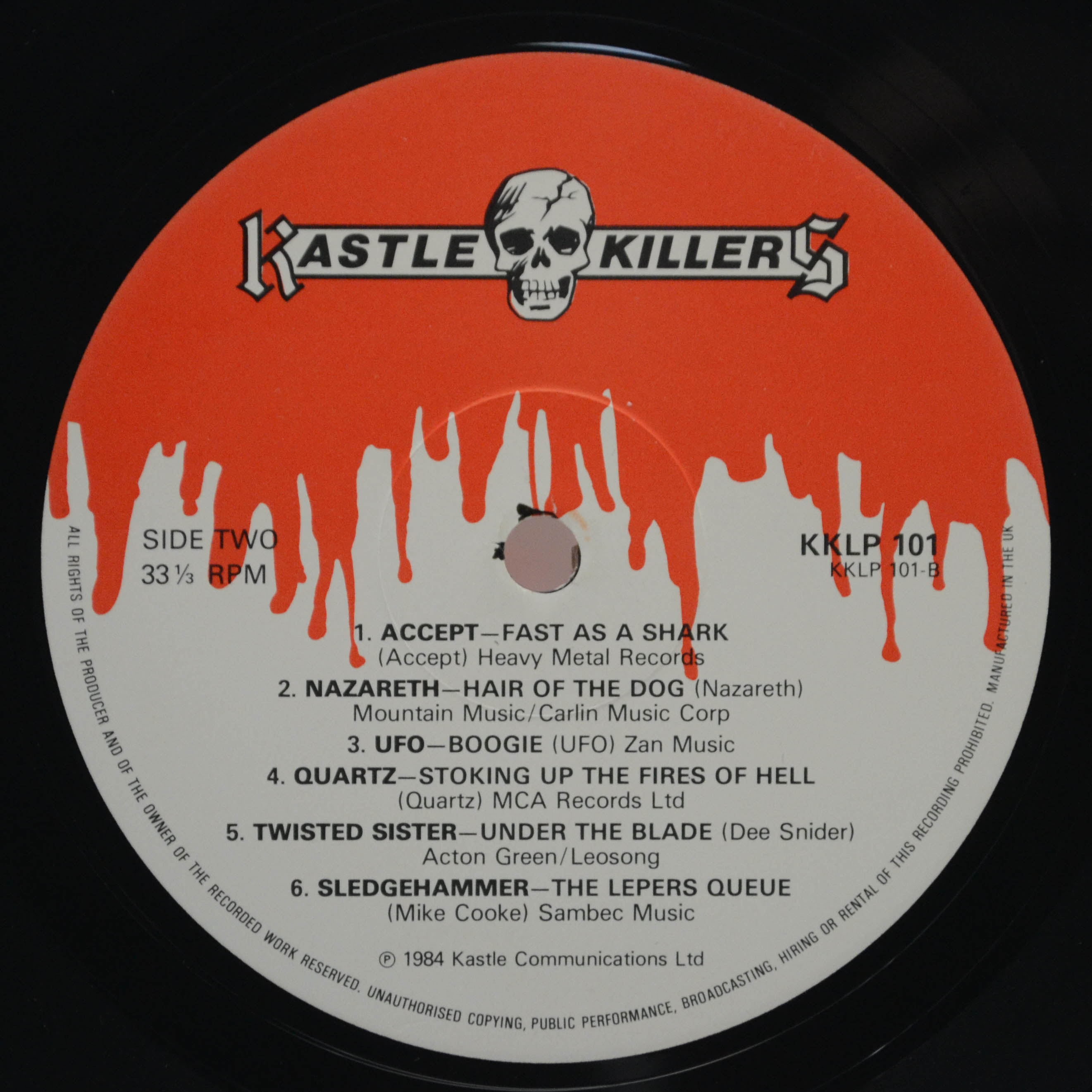 Various — Metal Killers, 1984
