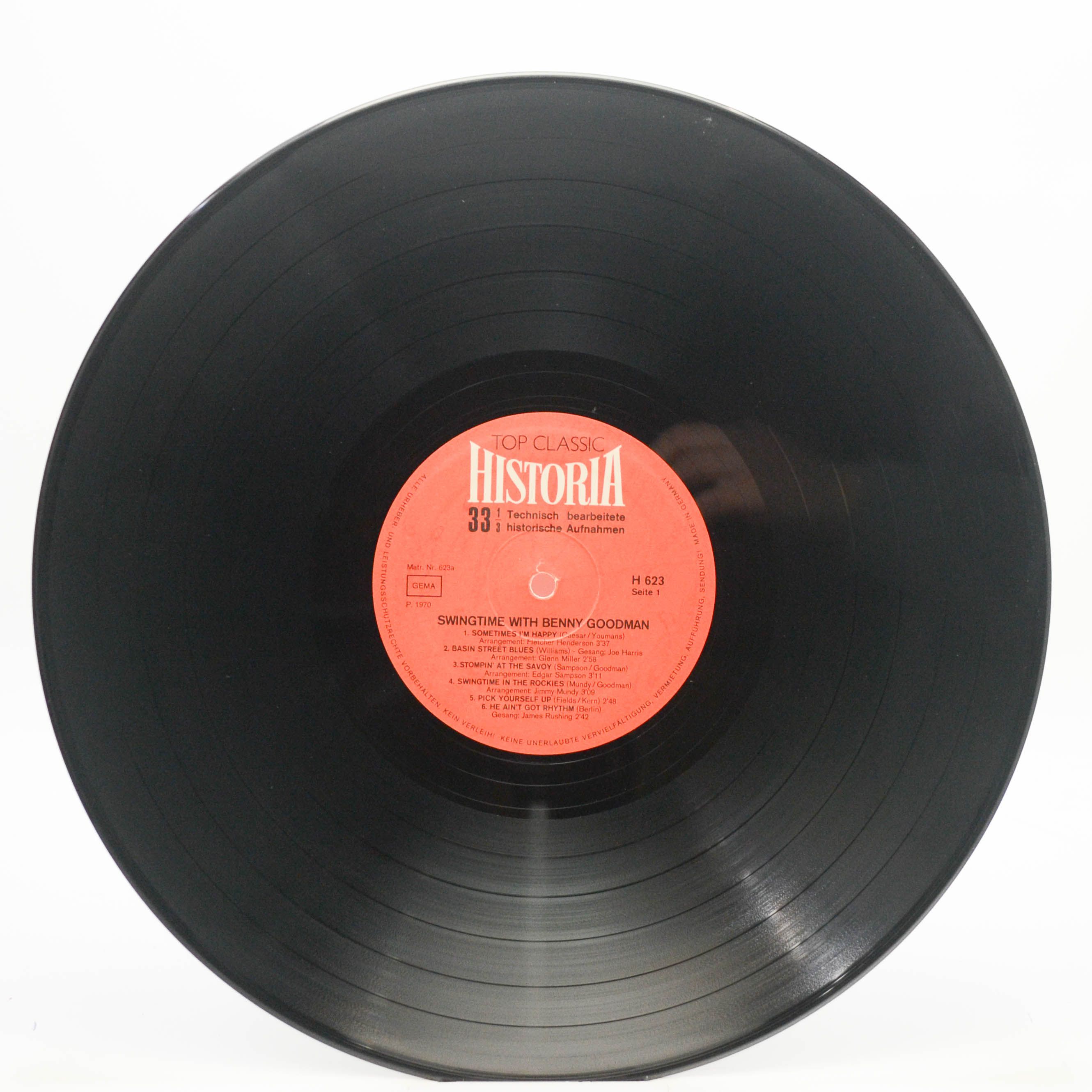 Benny Goodman — Swingtime With Benny Goodman, 1970