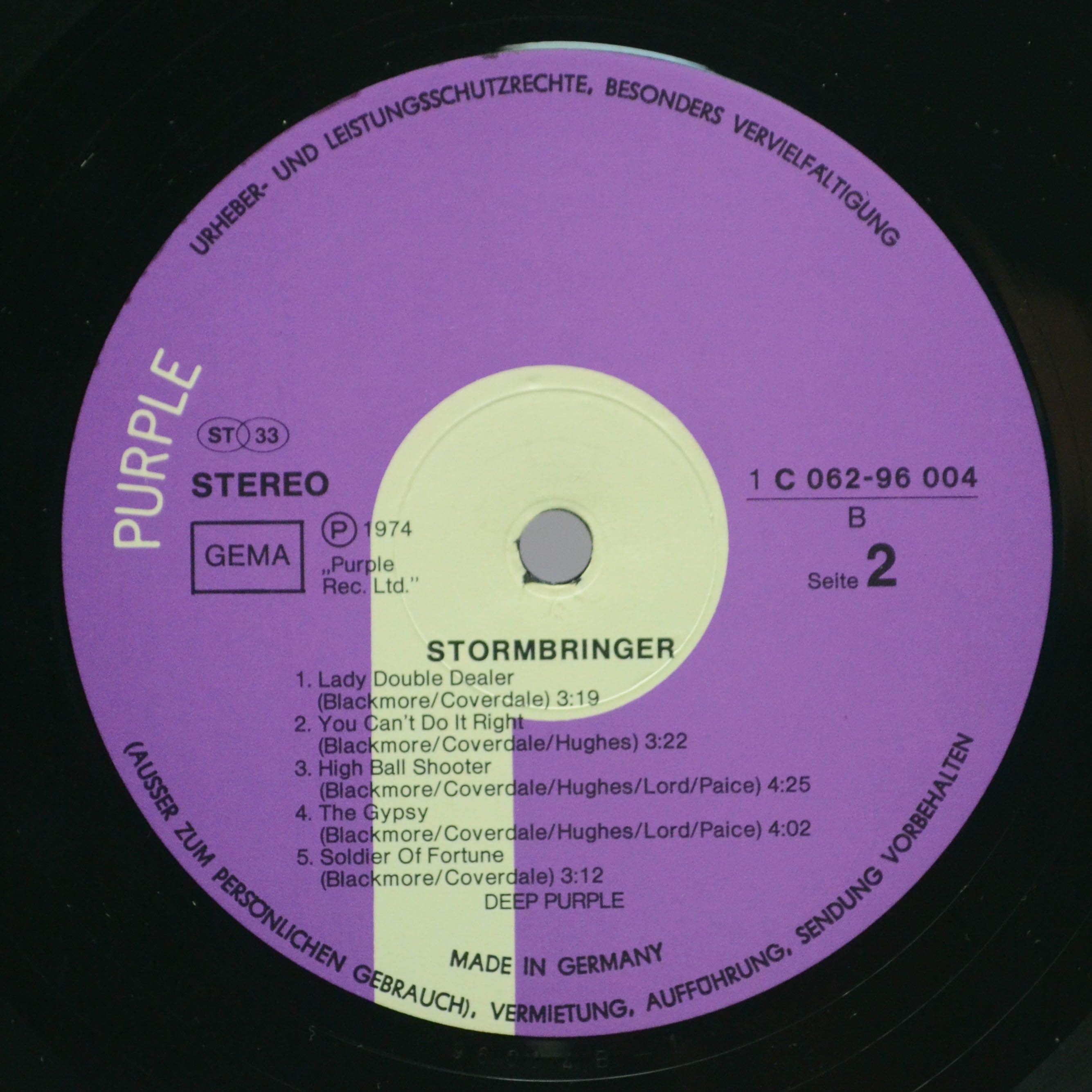 Deep Purple — Stormbringer, 1974