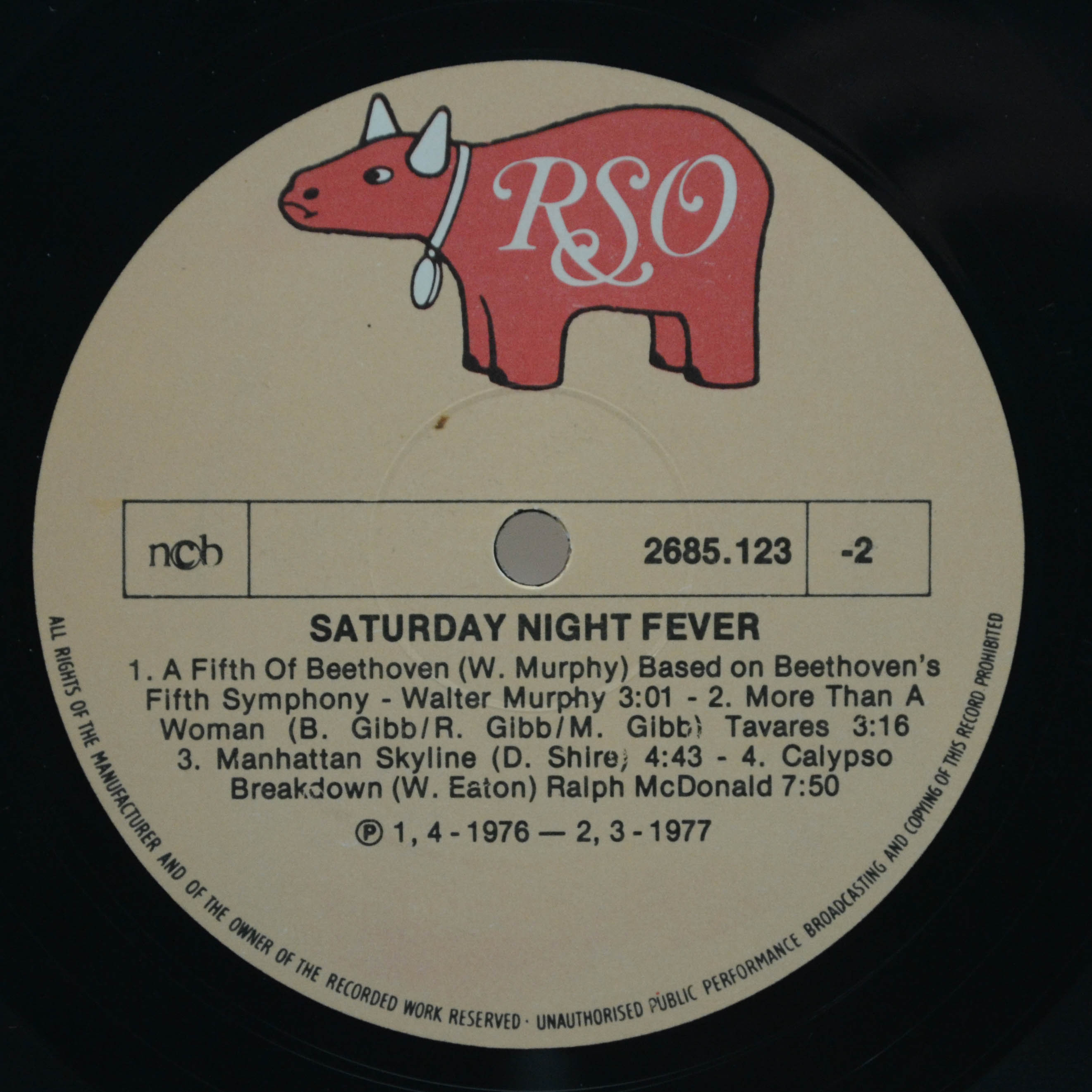 Various — Saturday Night Fever (The Original Movie Sound Track) (2LP), 1978