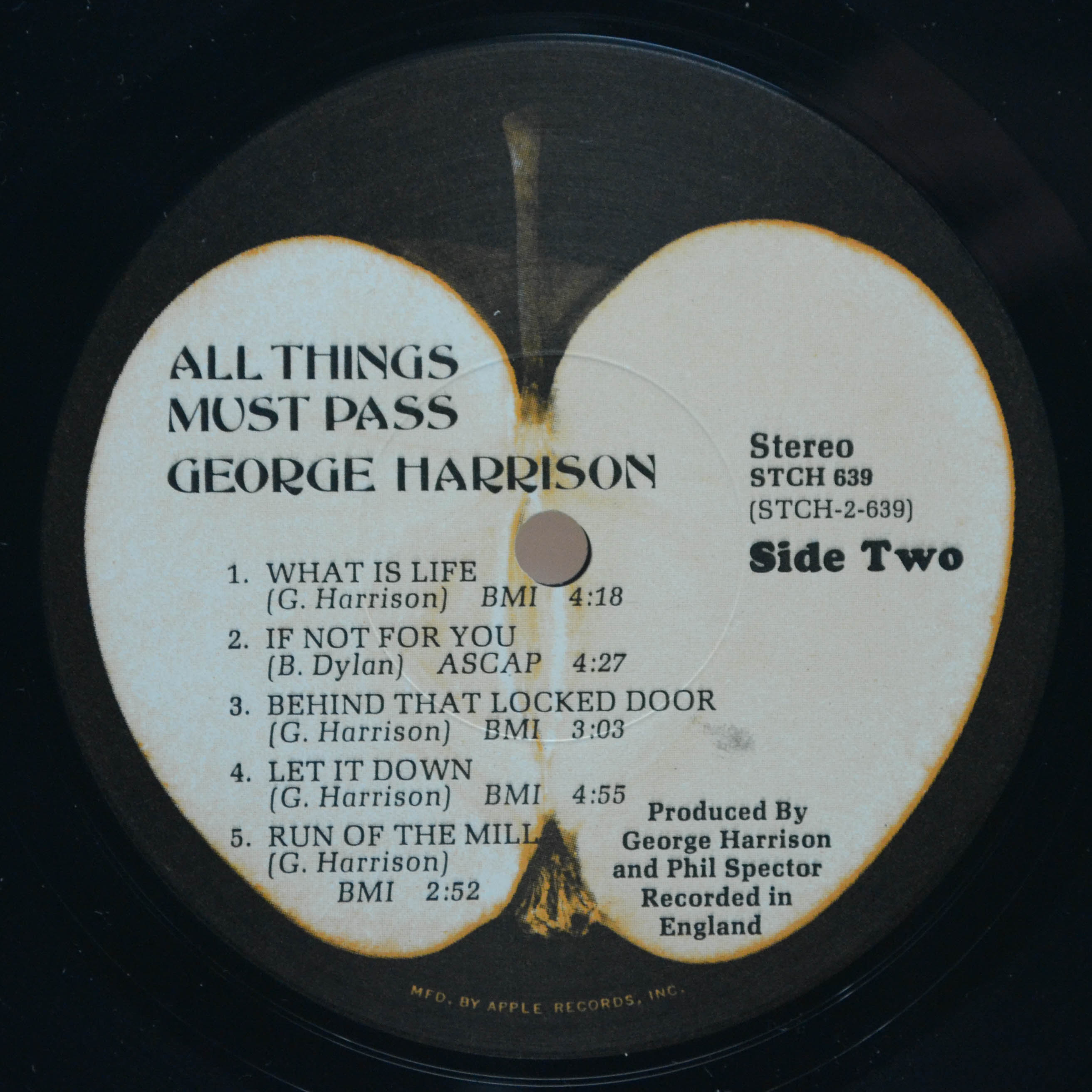 George Harrison — All Things Must Pass (USA+Poster), 1970