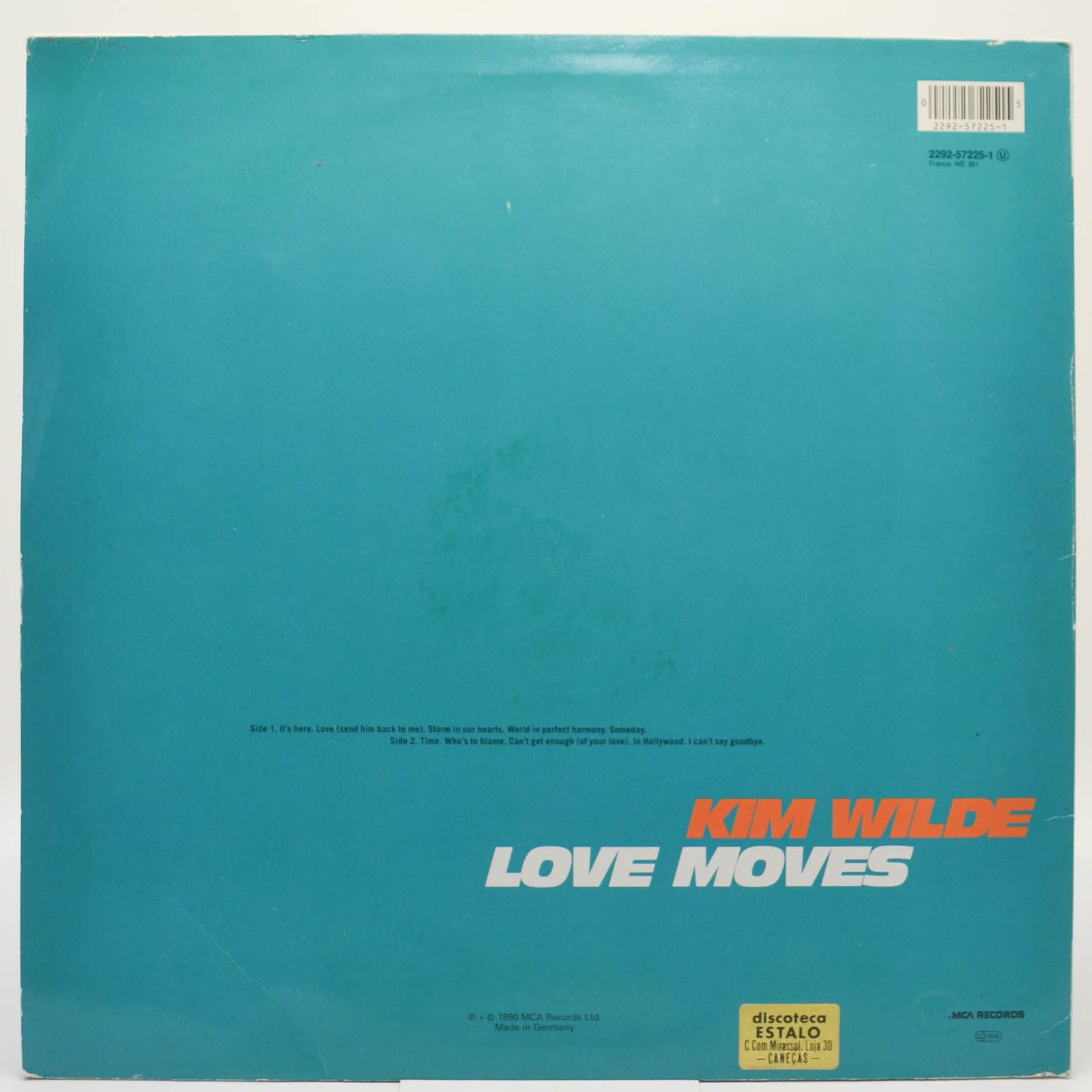 Kim Wilde — Love Moves, 1990