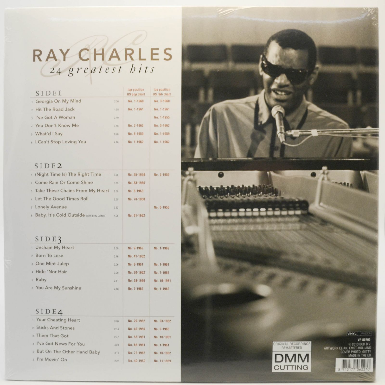 Ray Charles — 24 Greatest Hits (2LP), 2013