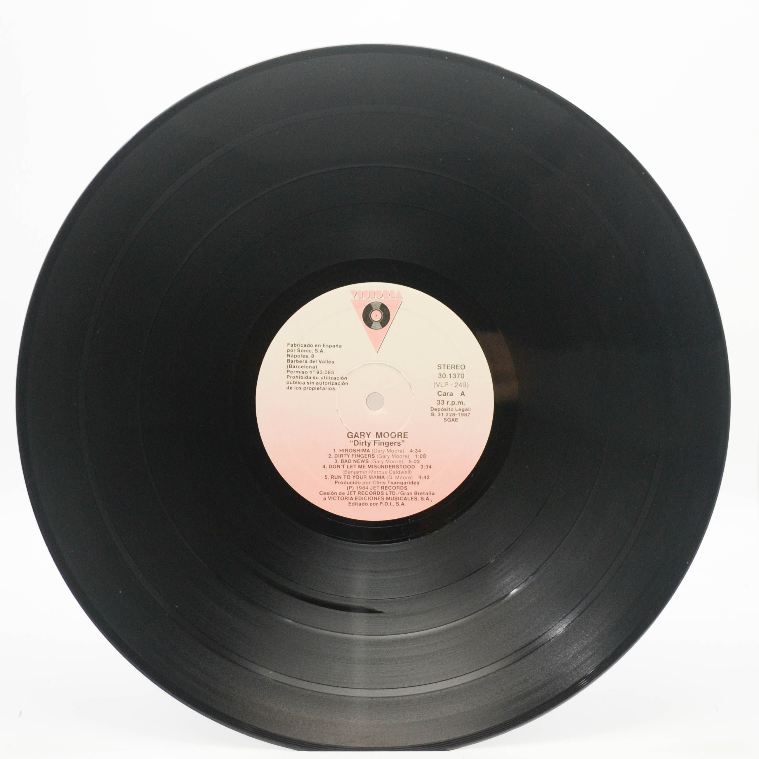 Gary Moore — Dirty Fingers, 1987