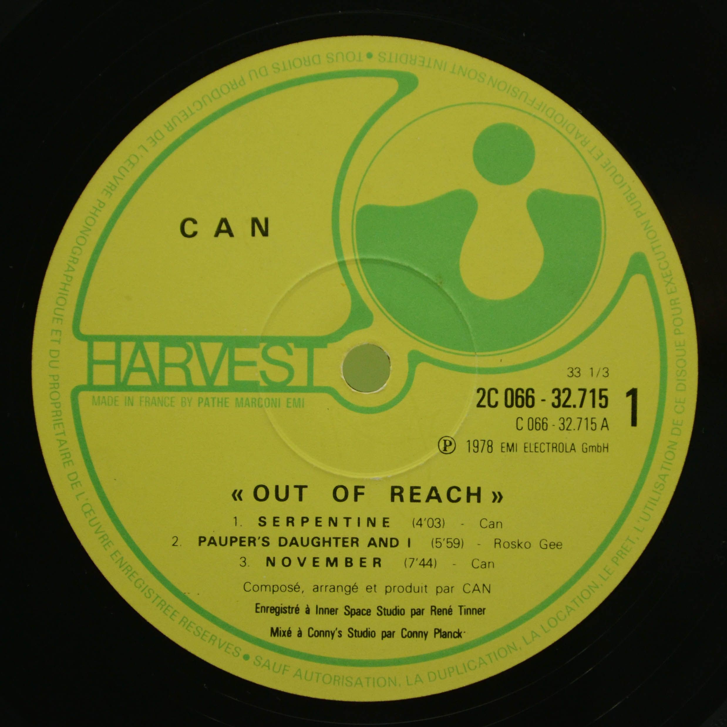 Can — Out Of Reach, 1978