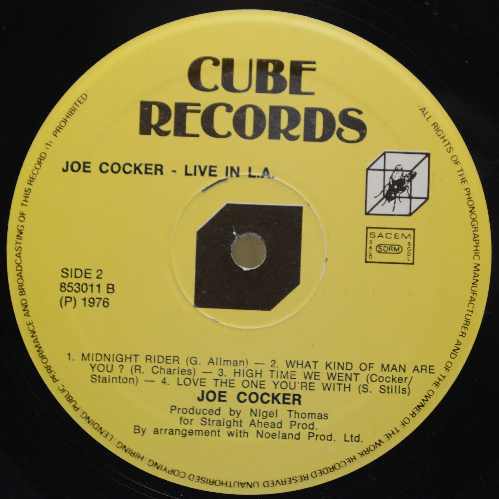 Joe Cocker — Live In L.A., 1976