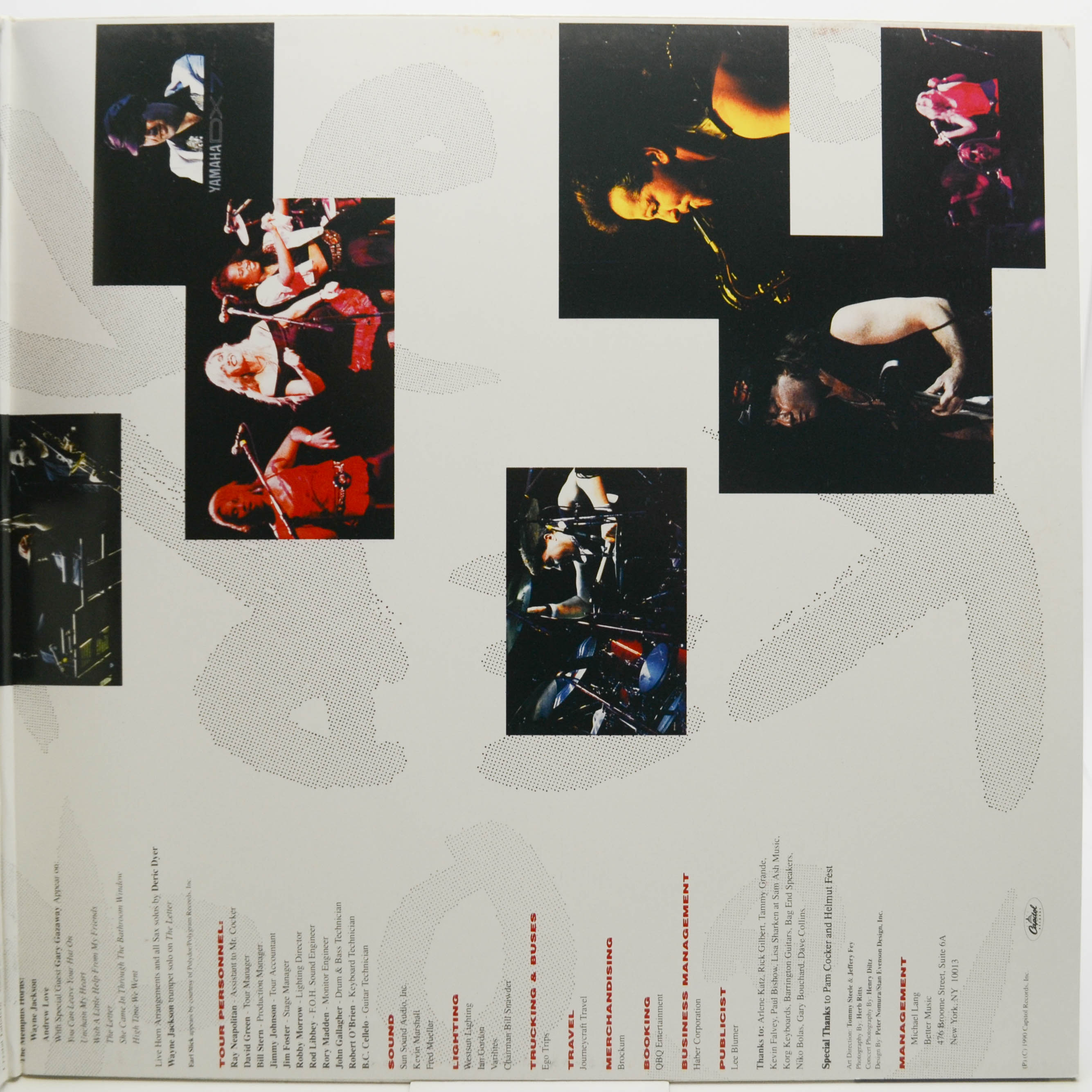 Joe Cocker — Joe Cocker Live! (2LP), 1990