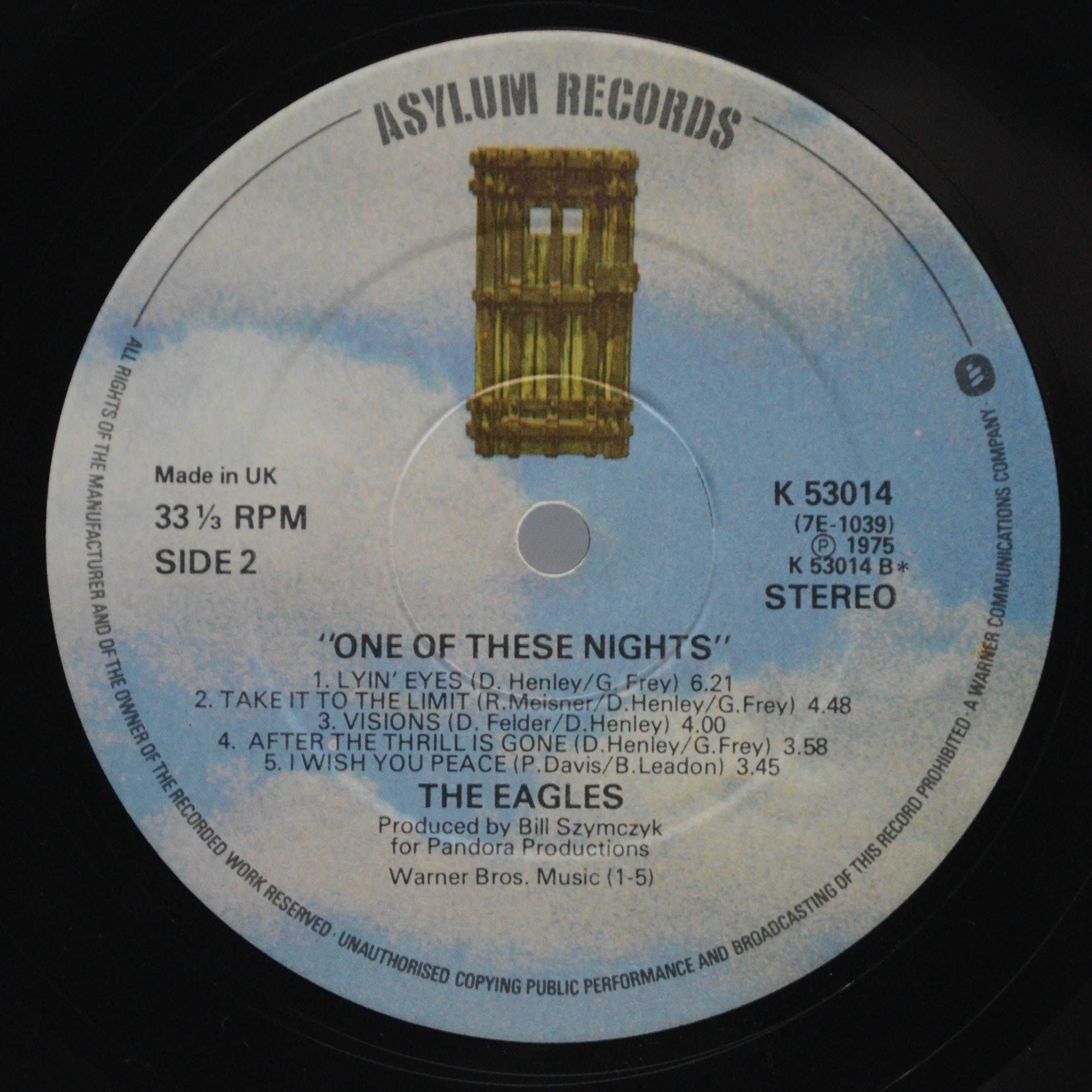Eagles — One Of These Nights (UK), 1976