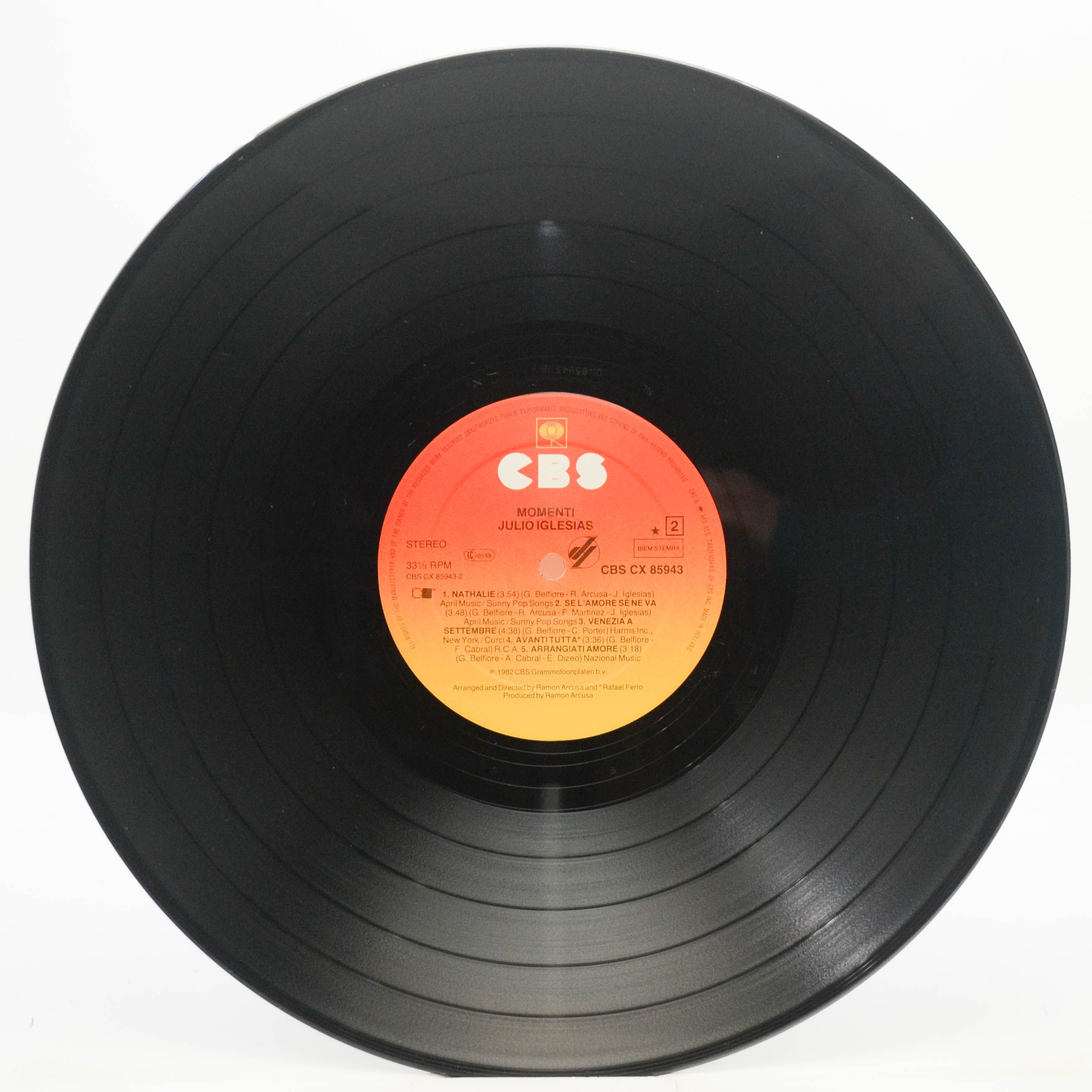 Julio Iglesias — Momenti, 1982