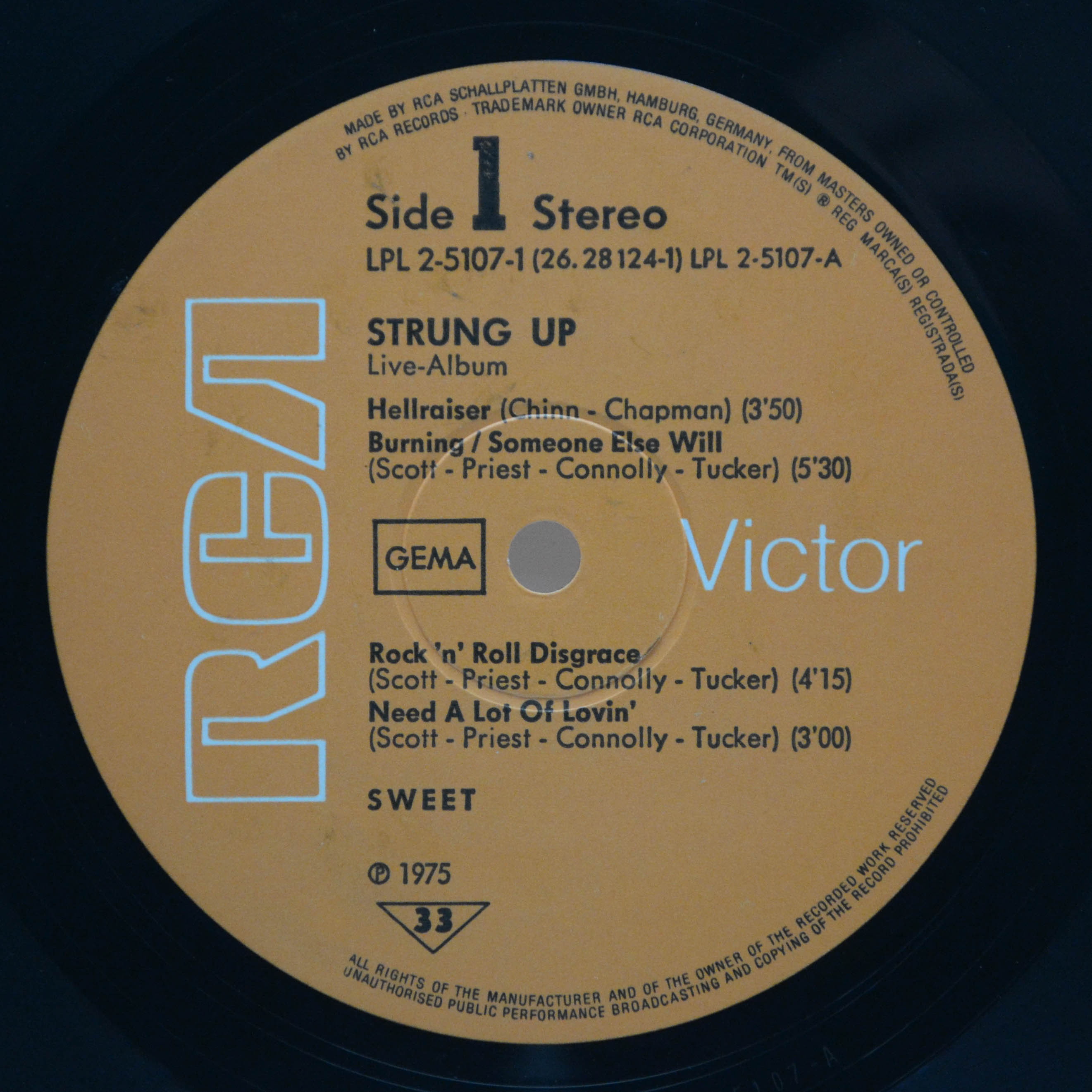 Sweet — Strung Up (2LP), 1975