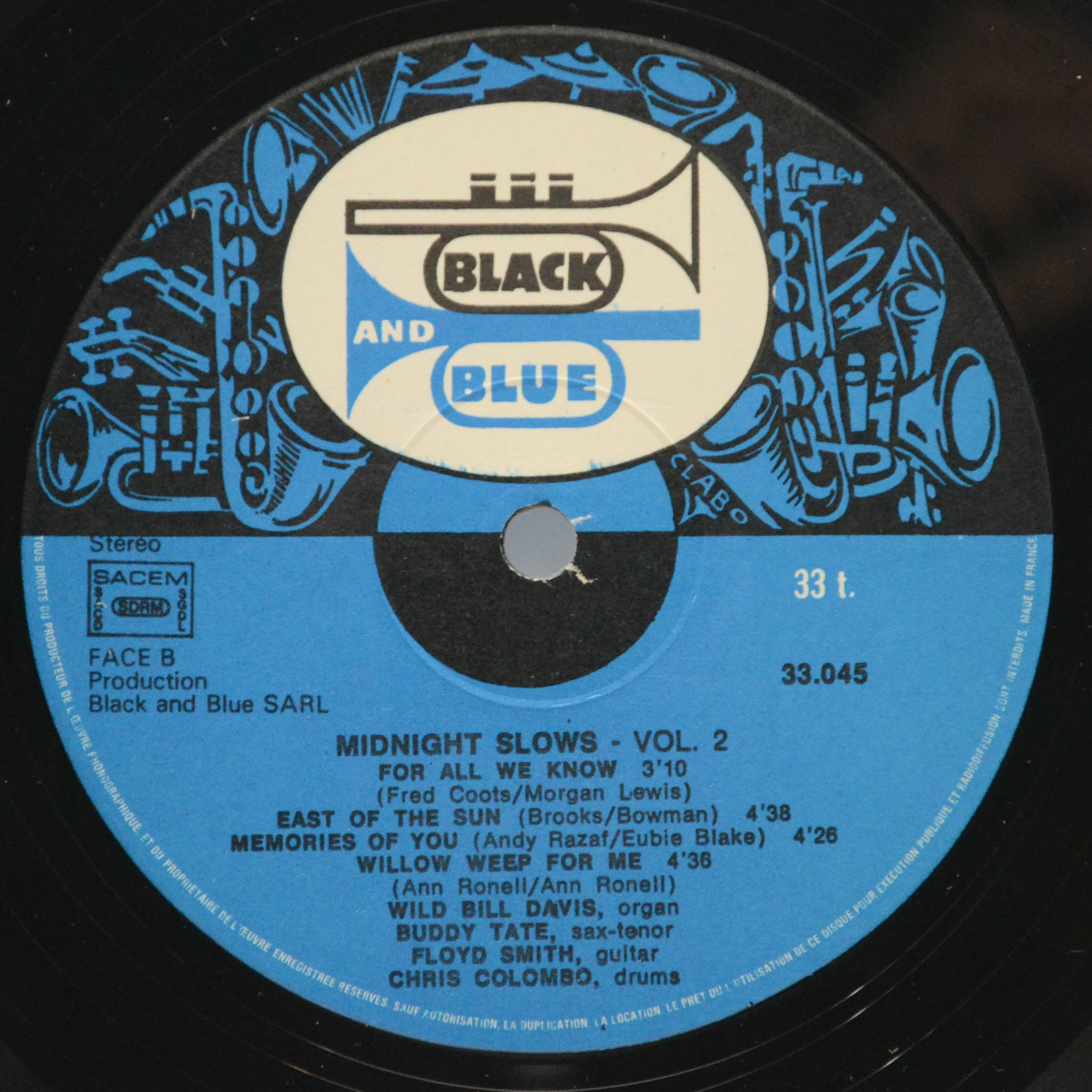Buddy Tate, Wild Bill Davis — Midnight Slows Vol. 2, 1976