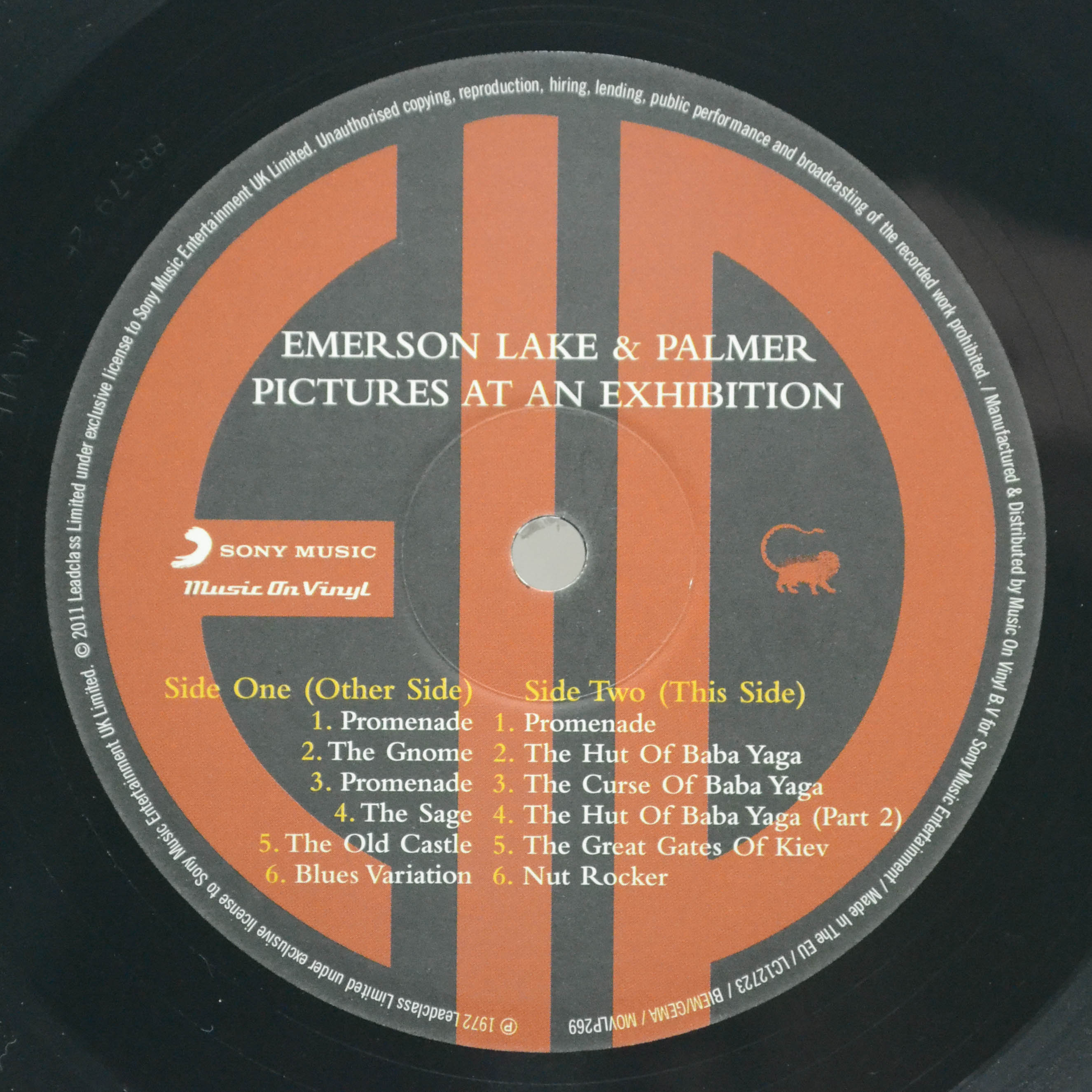 Emerson, Lake & Palmer — Pictures At An Exhibition, 1970