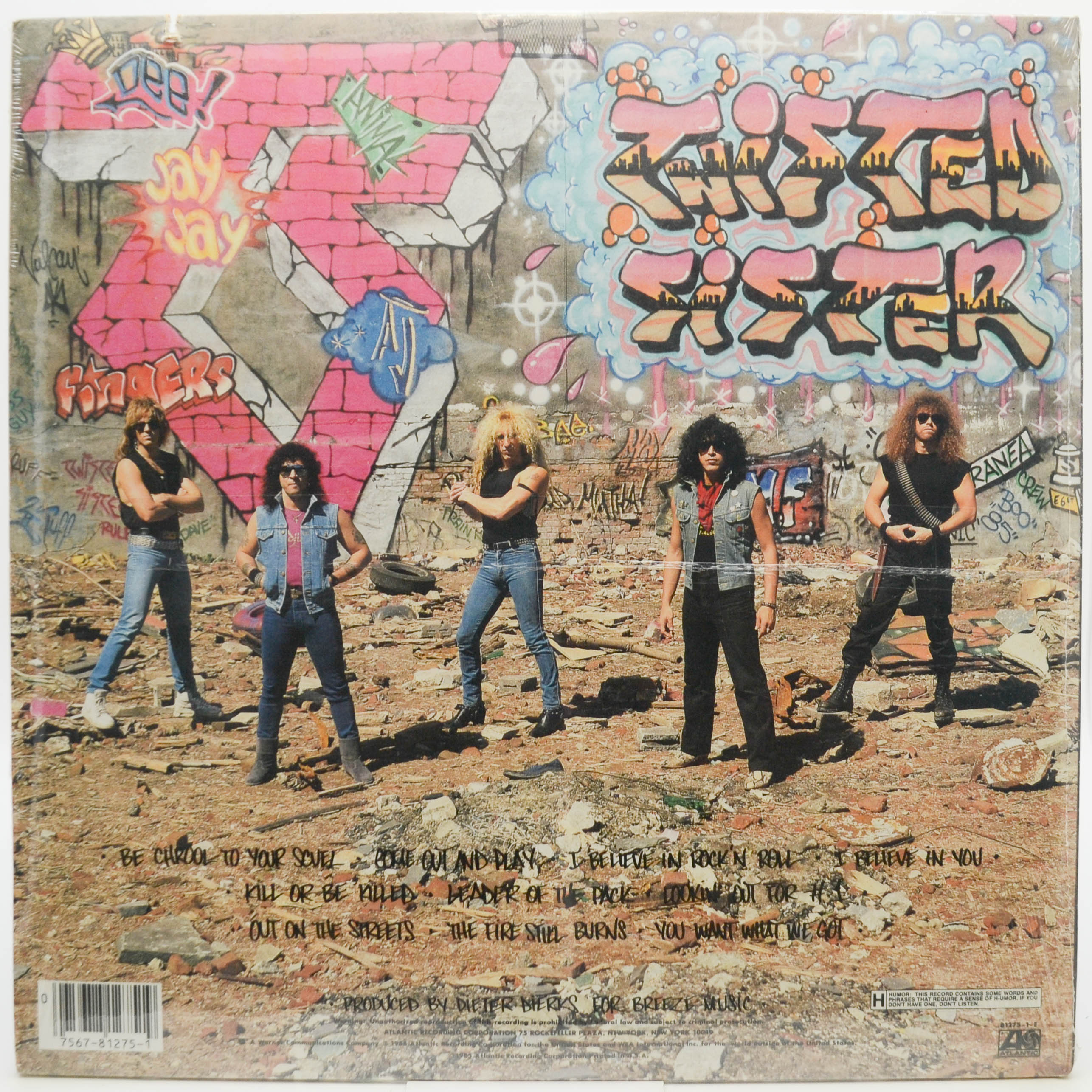 Twisted Sister — Come Out And Play (1-st, USA), 1985