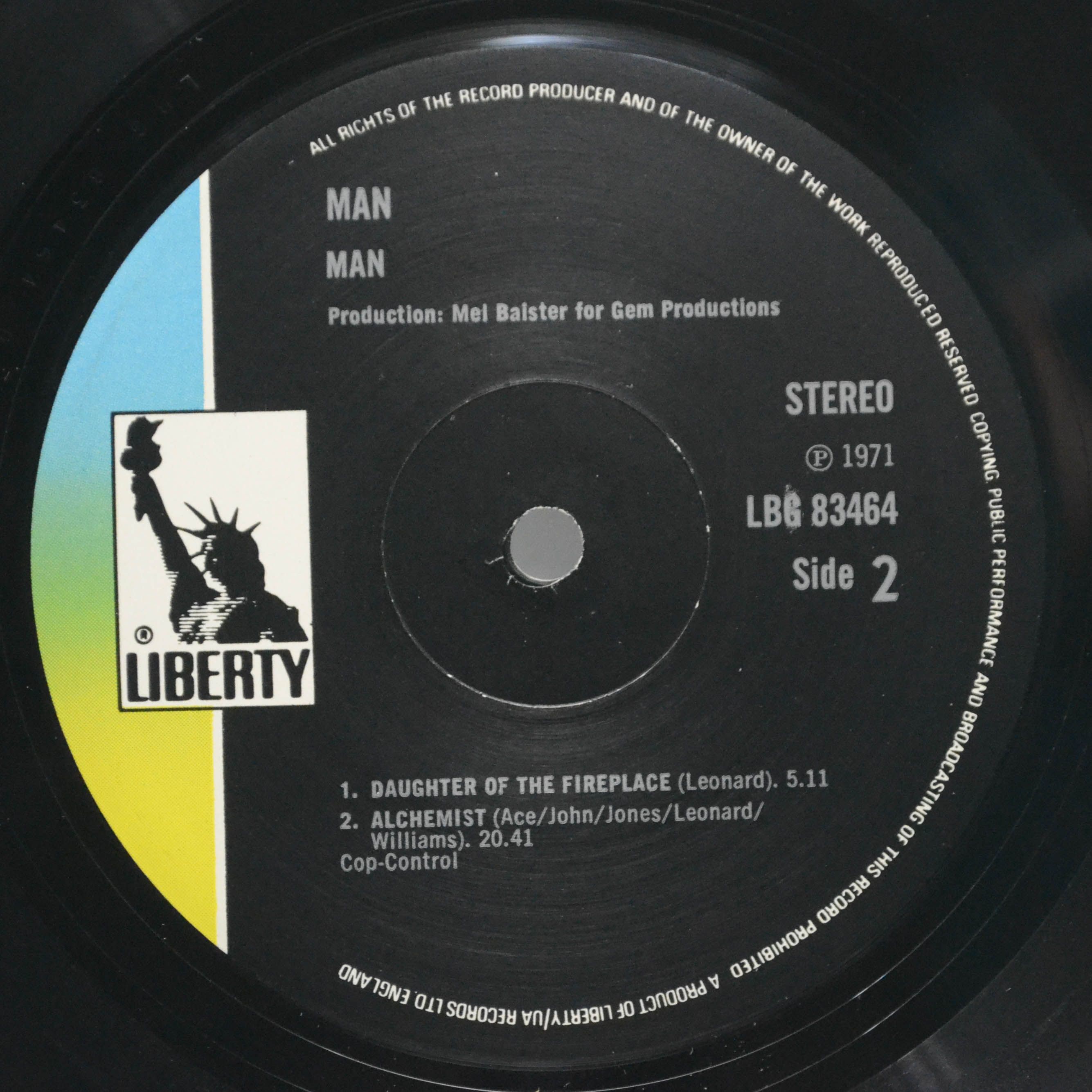 Man — Man (1-st, UK), 1971