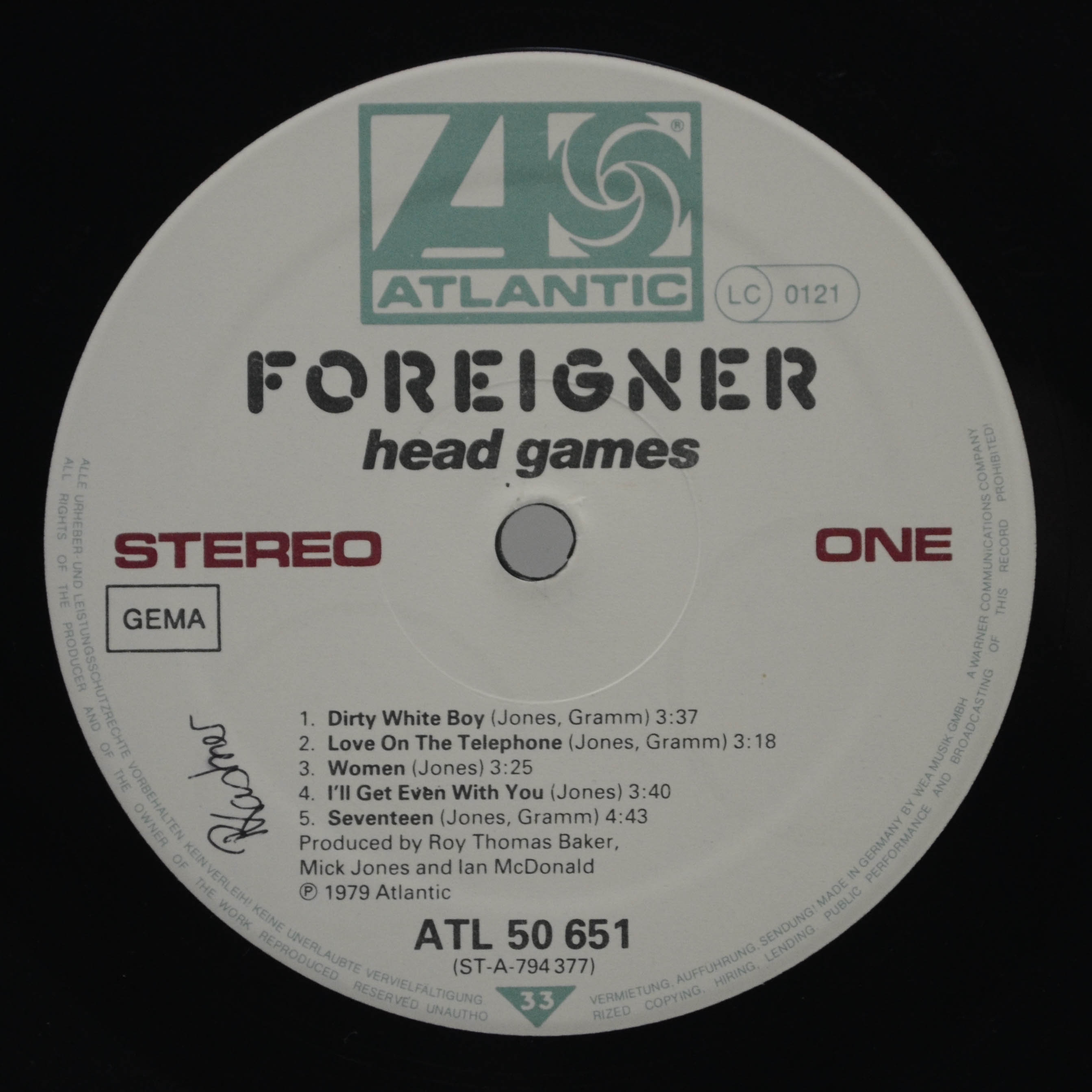 Foreigner — Head Games, 1979