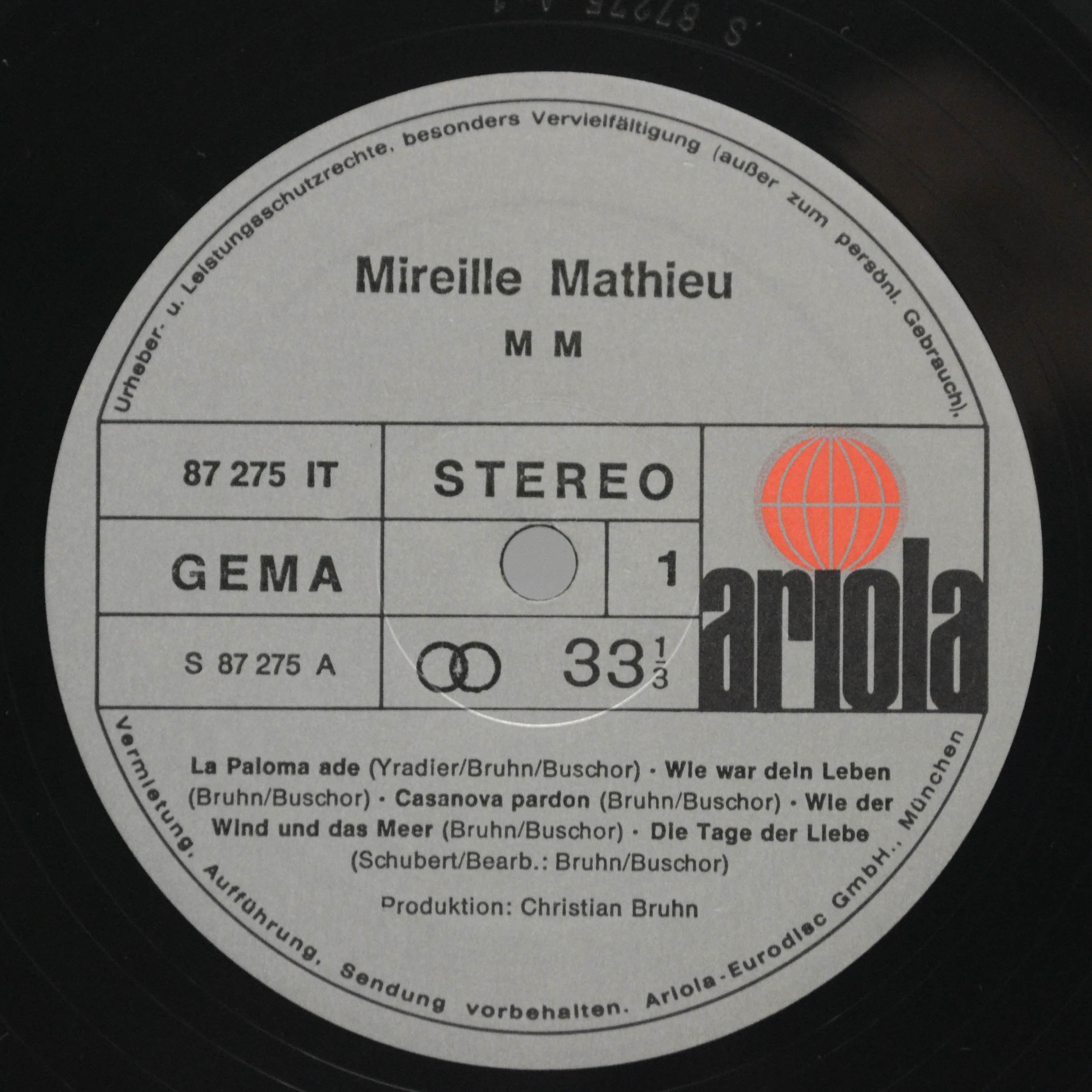 Виниловая пластинка Mireille Mathieu — M M, 1973