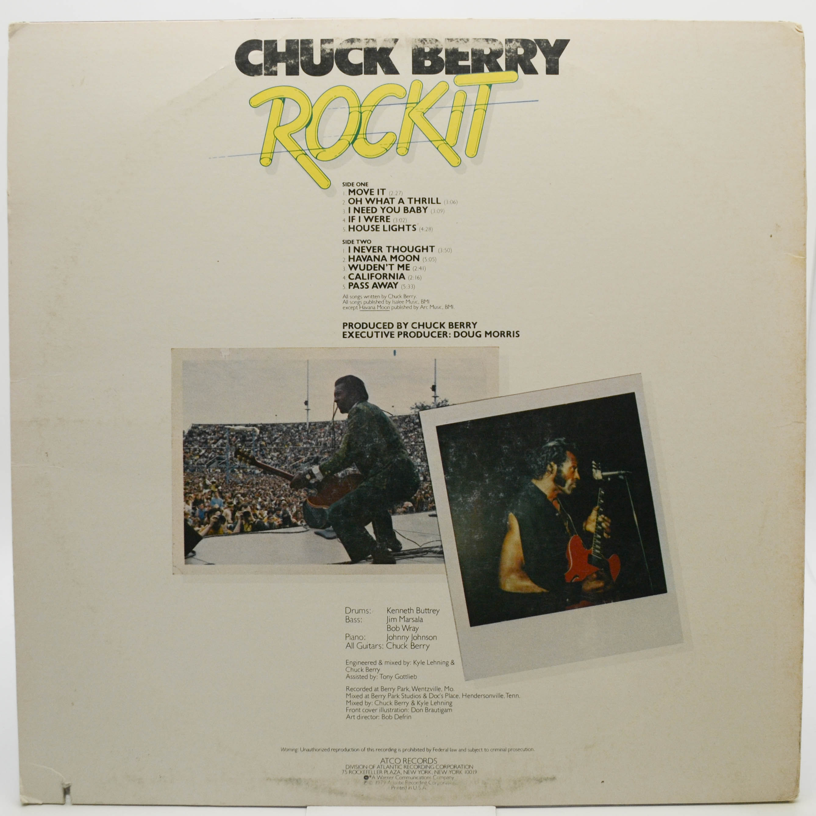 Chuck Berry — Rockit (1-st, USA), 1979