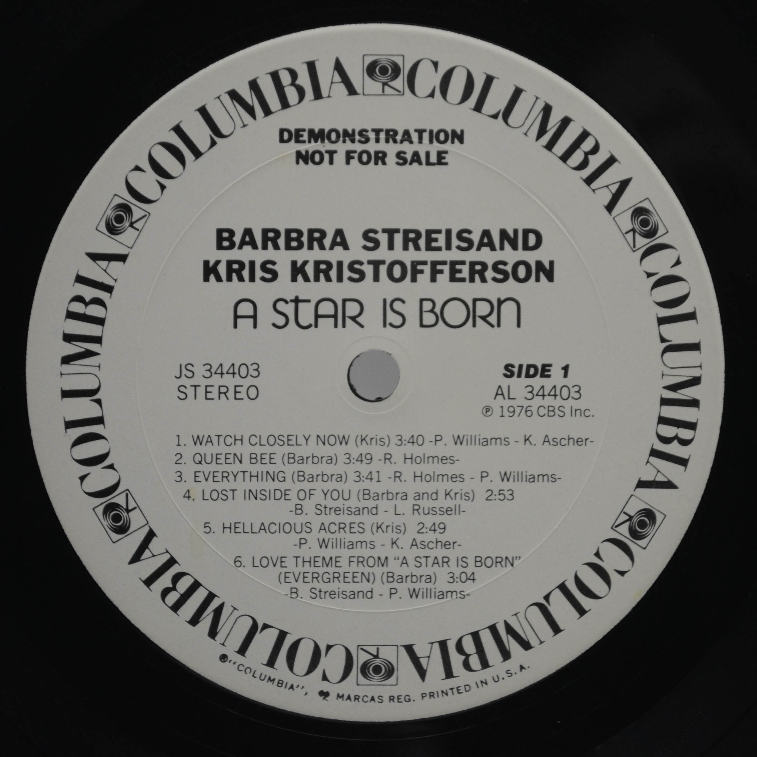 Streisand, Kristofferson — A Star Is Born, 1976