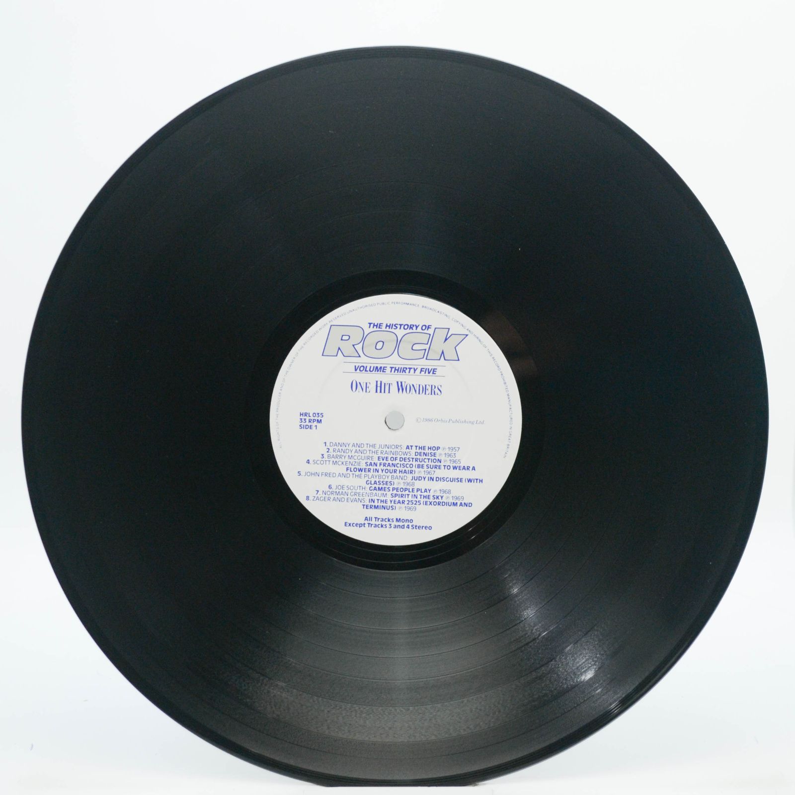 Various — The History Of Rock (Volume Thirty Five) (2LP, UK), 1986