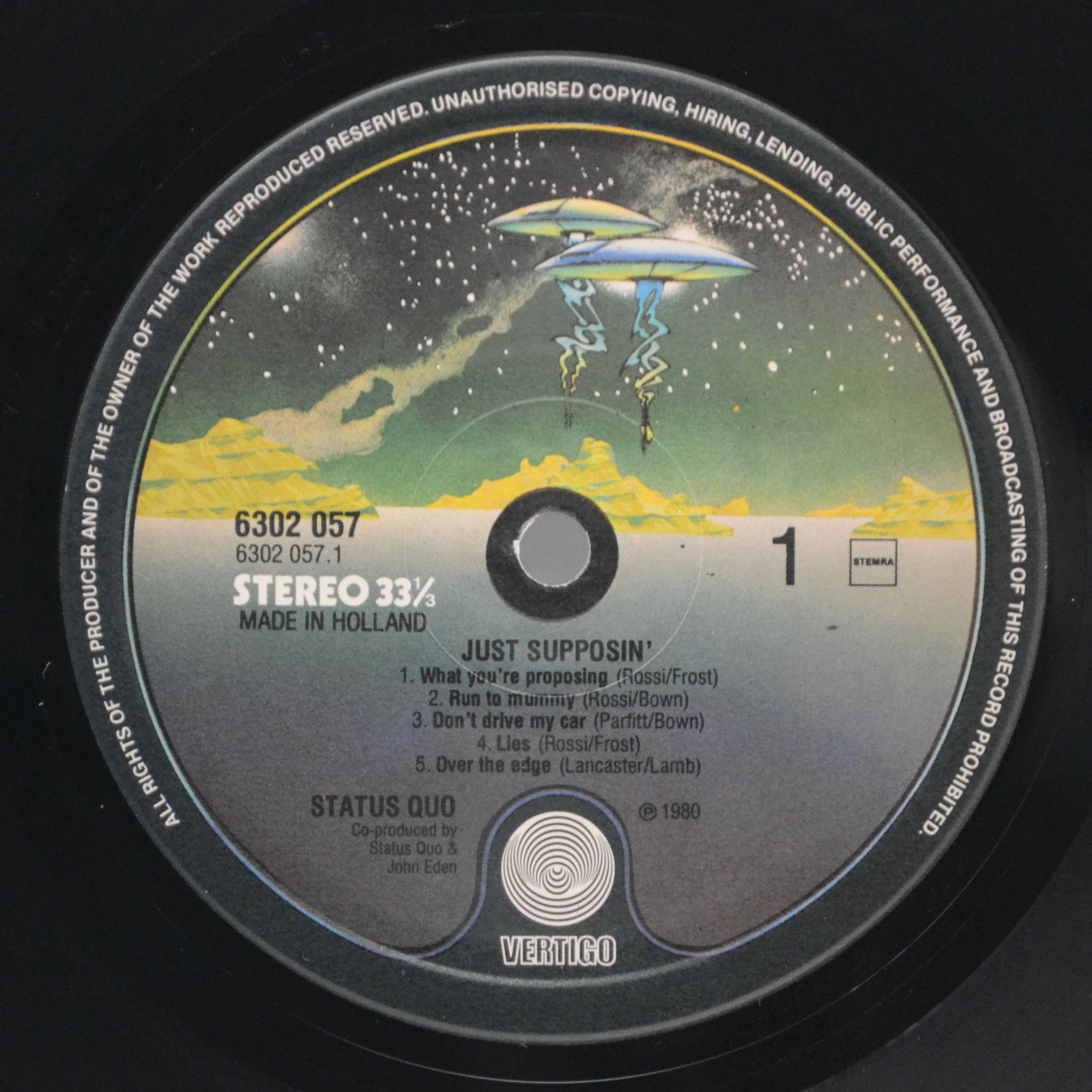 Status Quo — Just Supposin', 1980