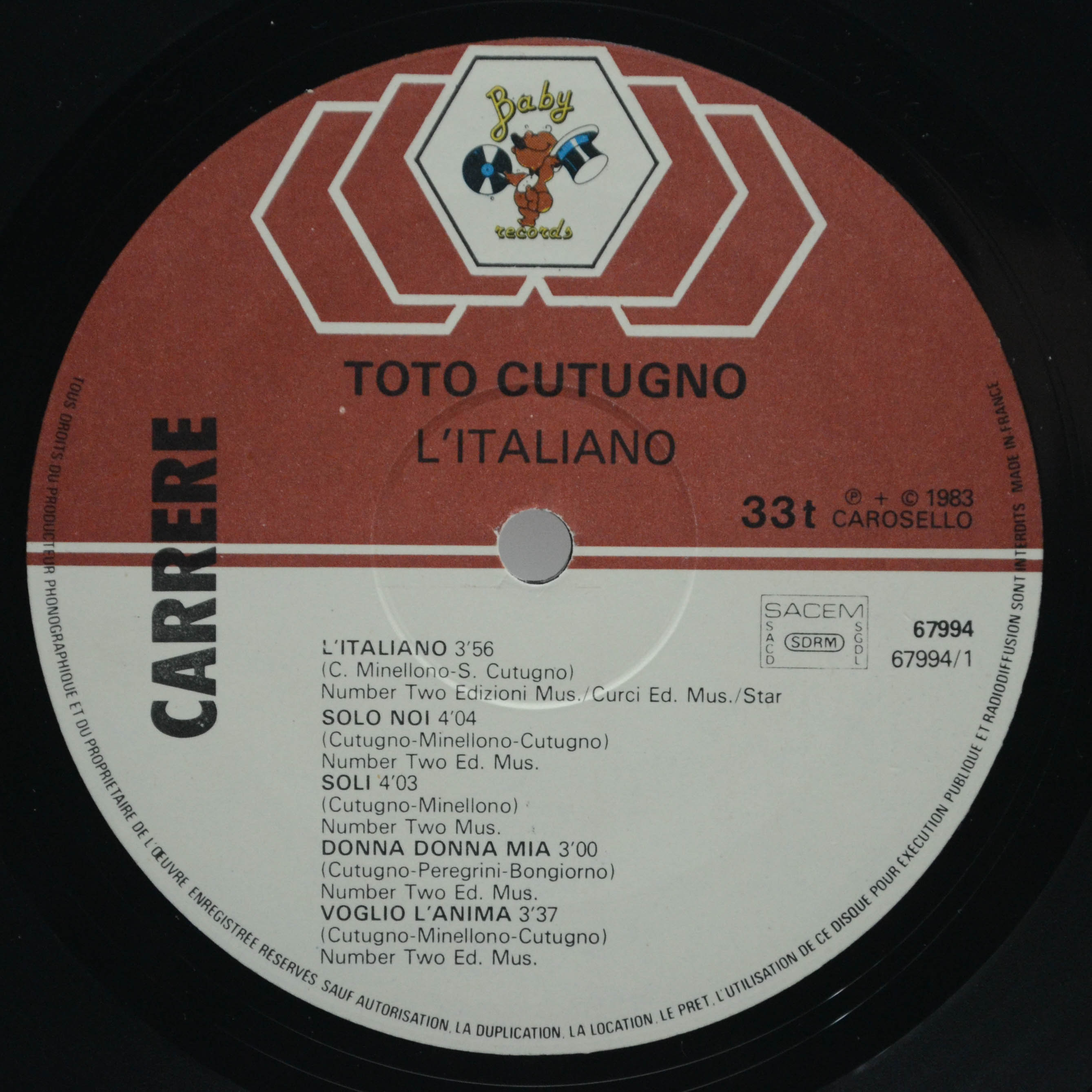 Toto Cutugno — L'italiano, 1983