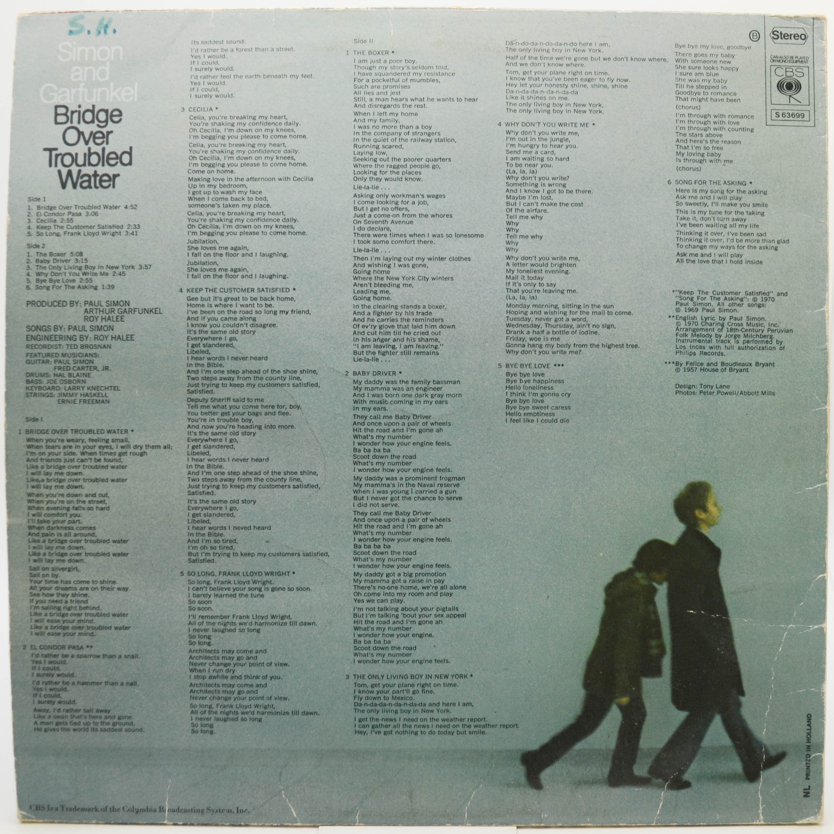 Simon And Garfunkel — Bridge Over Troubled Water, 1970