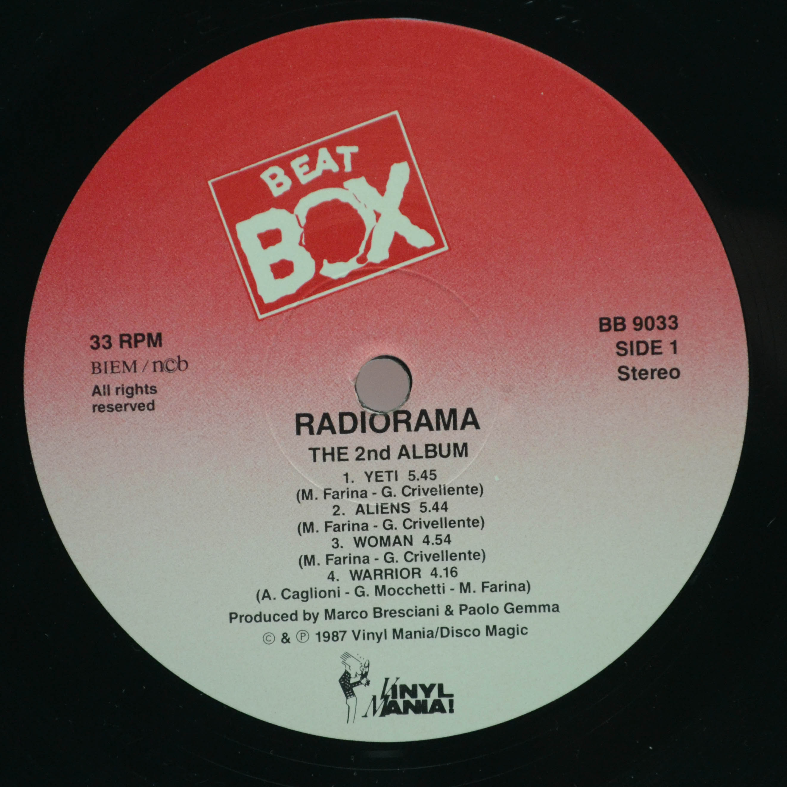 Radiorama — The 2nd Album, 1987