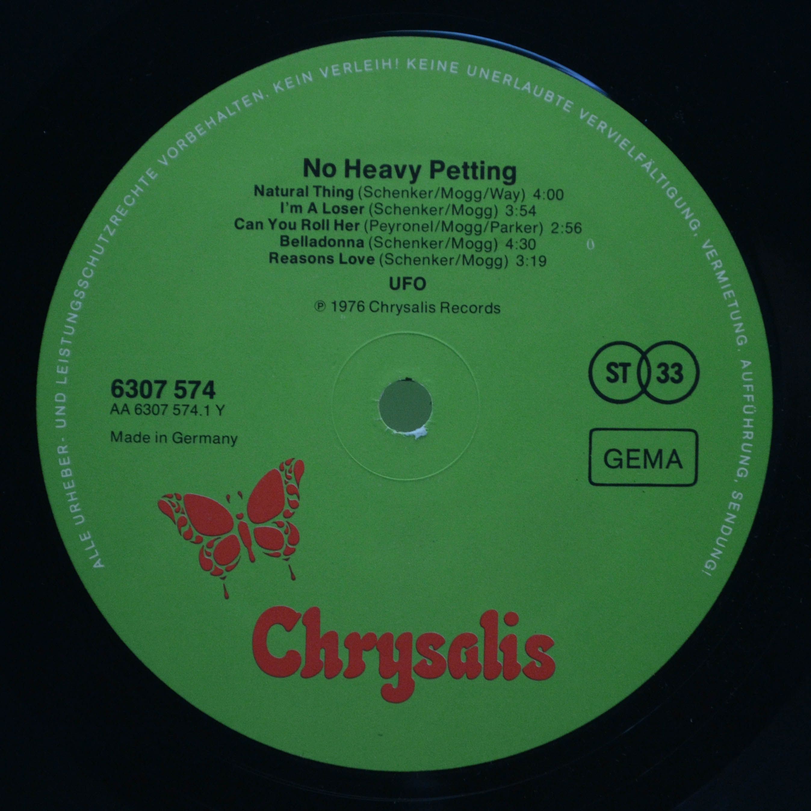 UFO — No Heavy Petting, 1976