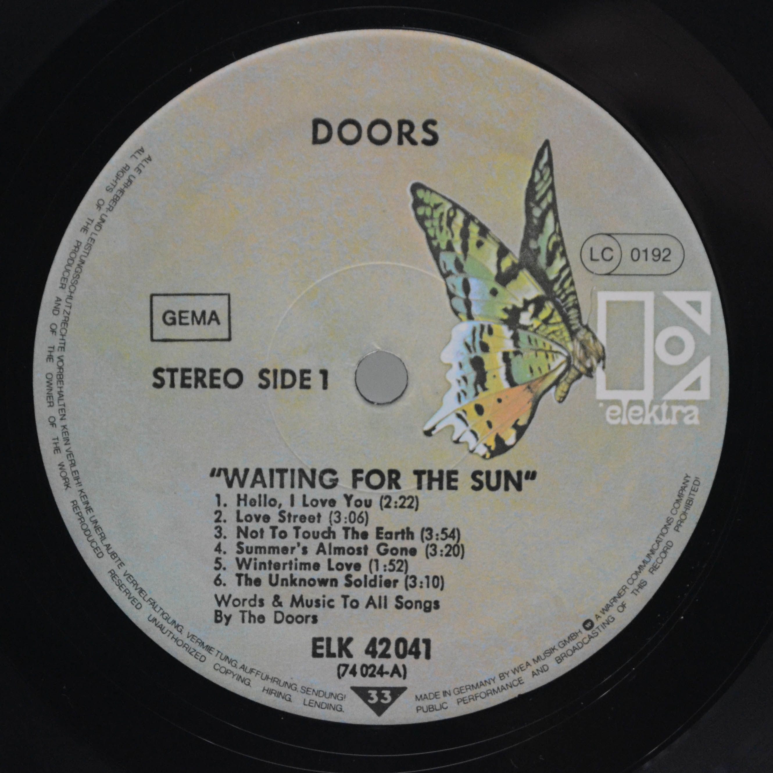 Doors — Waiting For The Sun, 1968