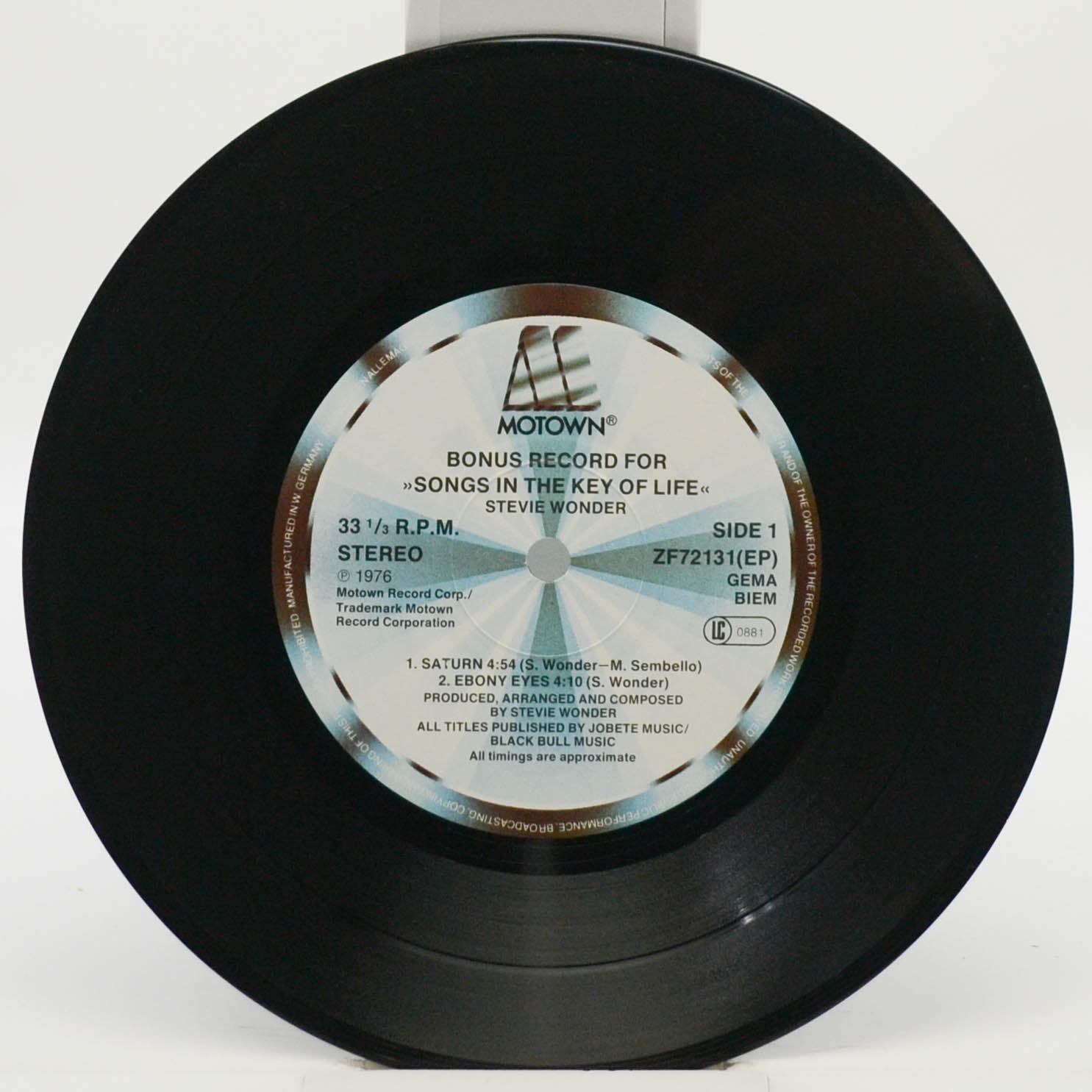 Stevie Wonder — Songs In The Key Of Life (2LP+7", booklet), 1976