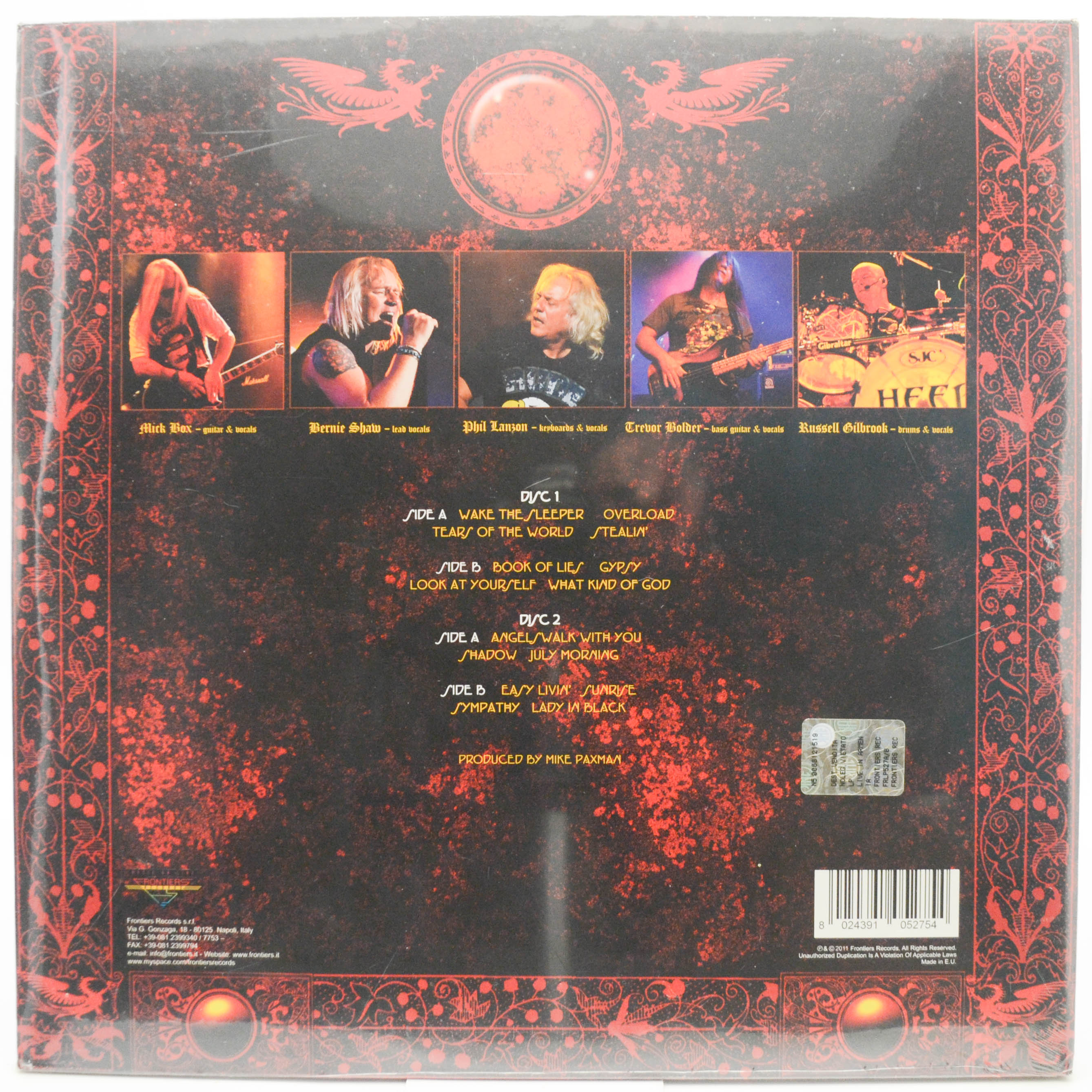 Uriah Heep — Live In Armenia (2LP), 2011