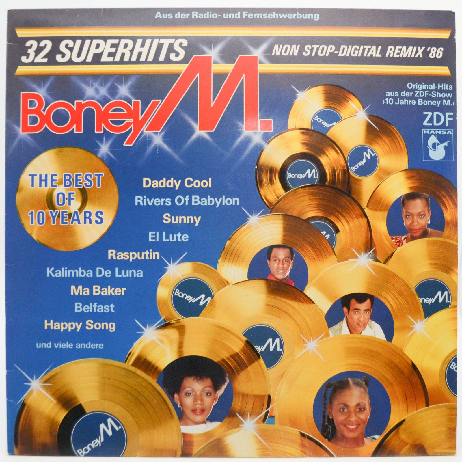 Boney M. — The Best Of 10 Years, 1986