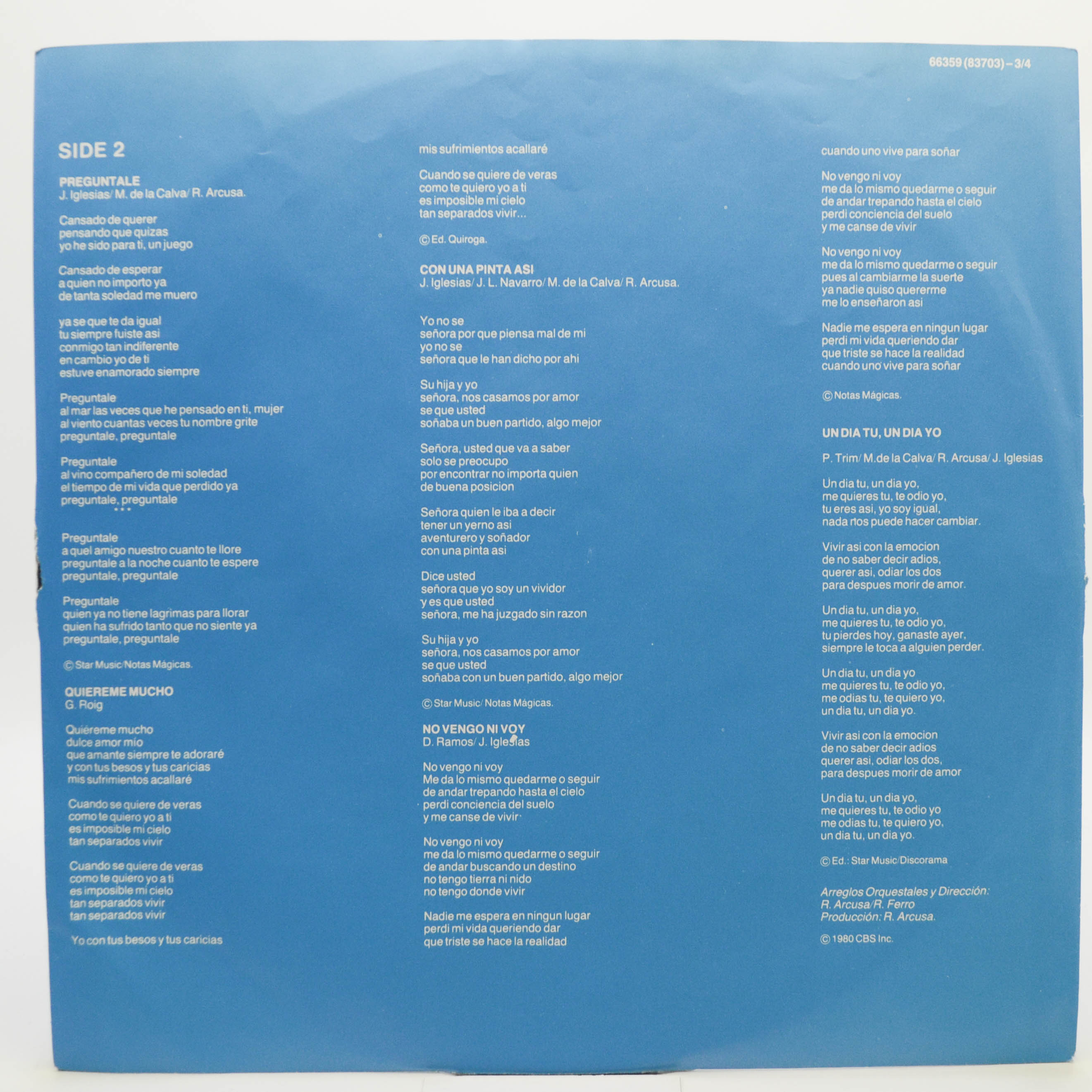 Julio Iglesias — 3 Gold Records (3LP, Box-set), 1980
