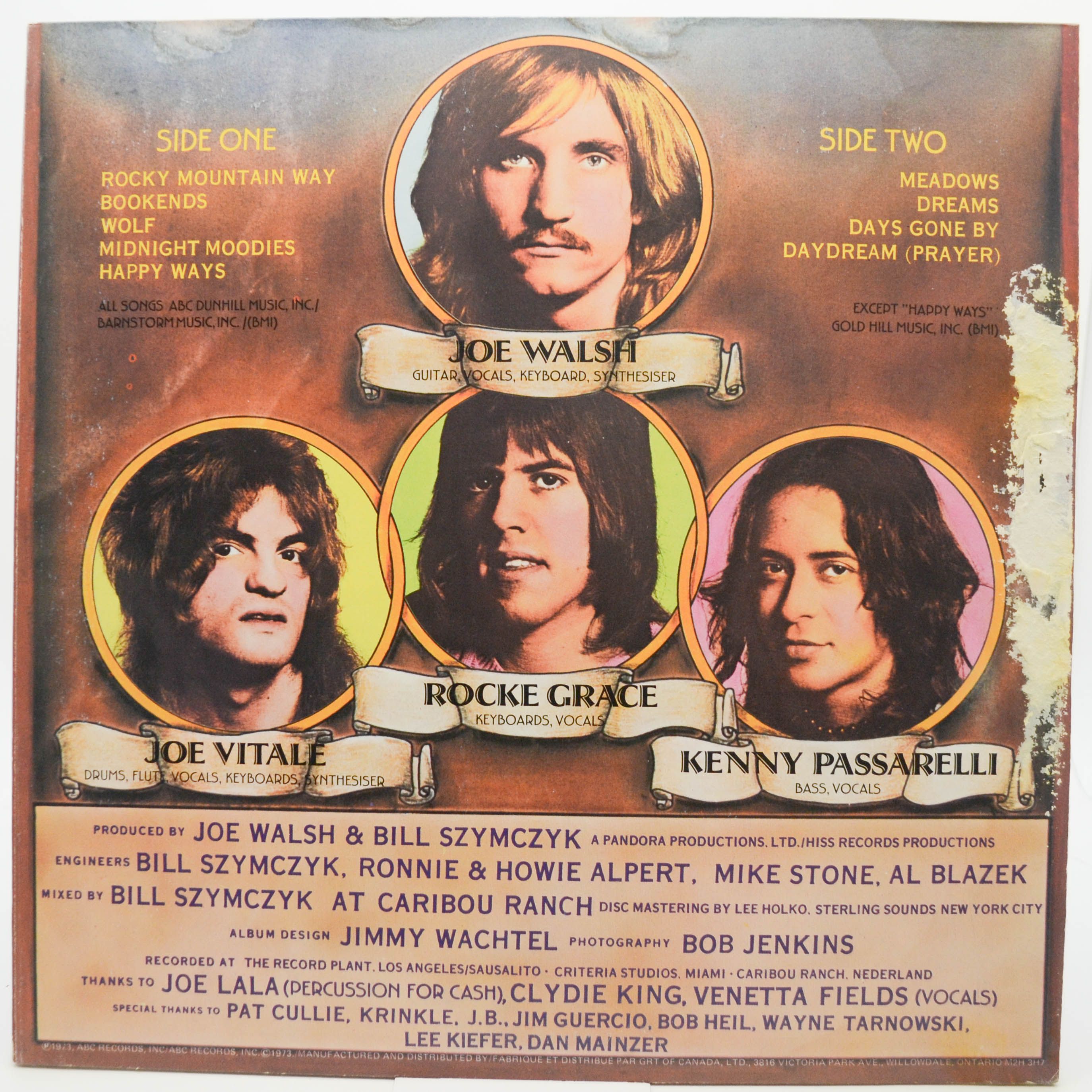 Joe Walsh — The Smoker You Drink, The Player You Get, 1973