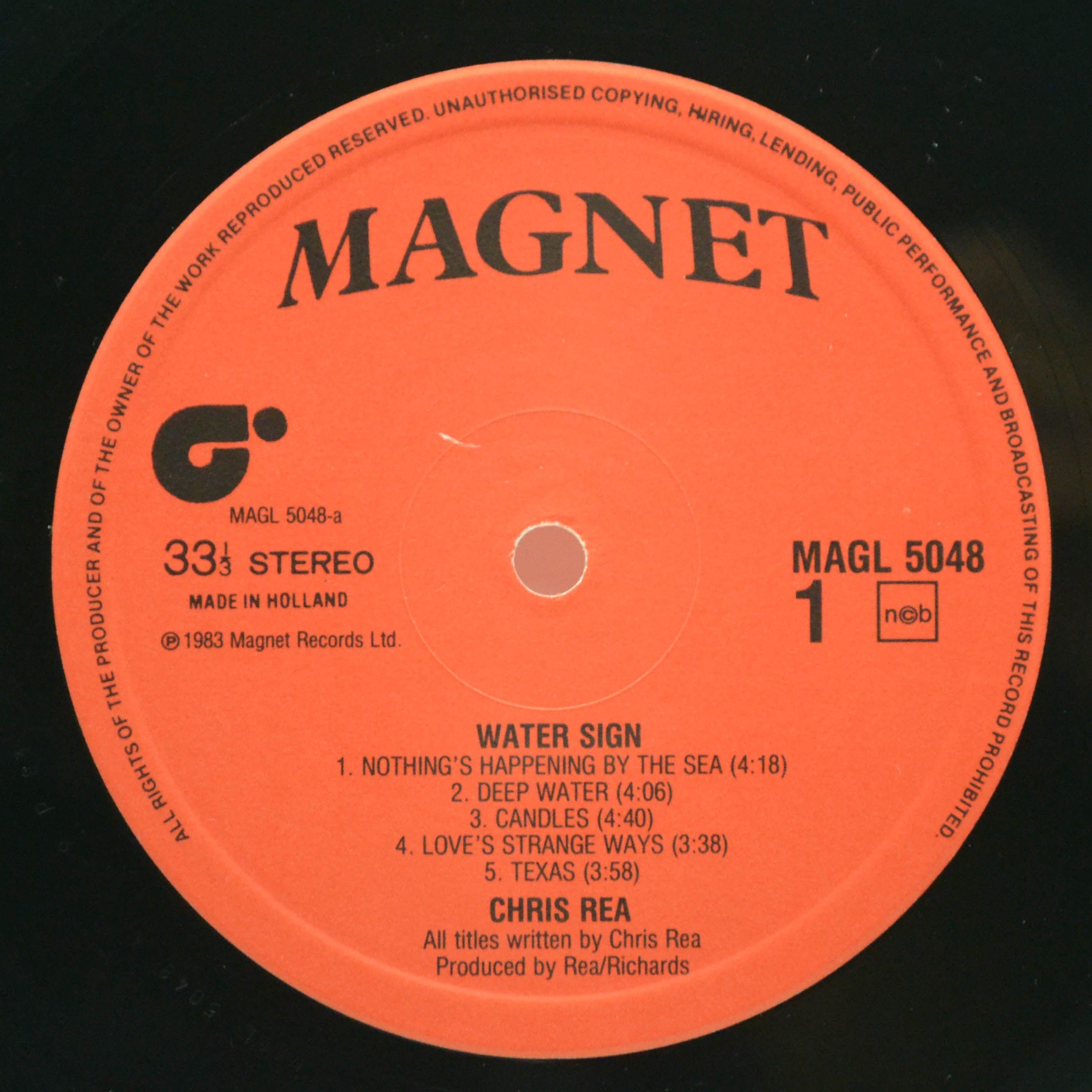 Chris Rea — Water Sign, 1983