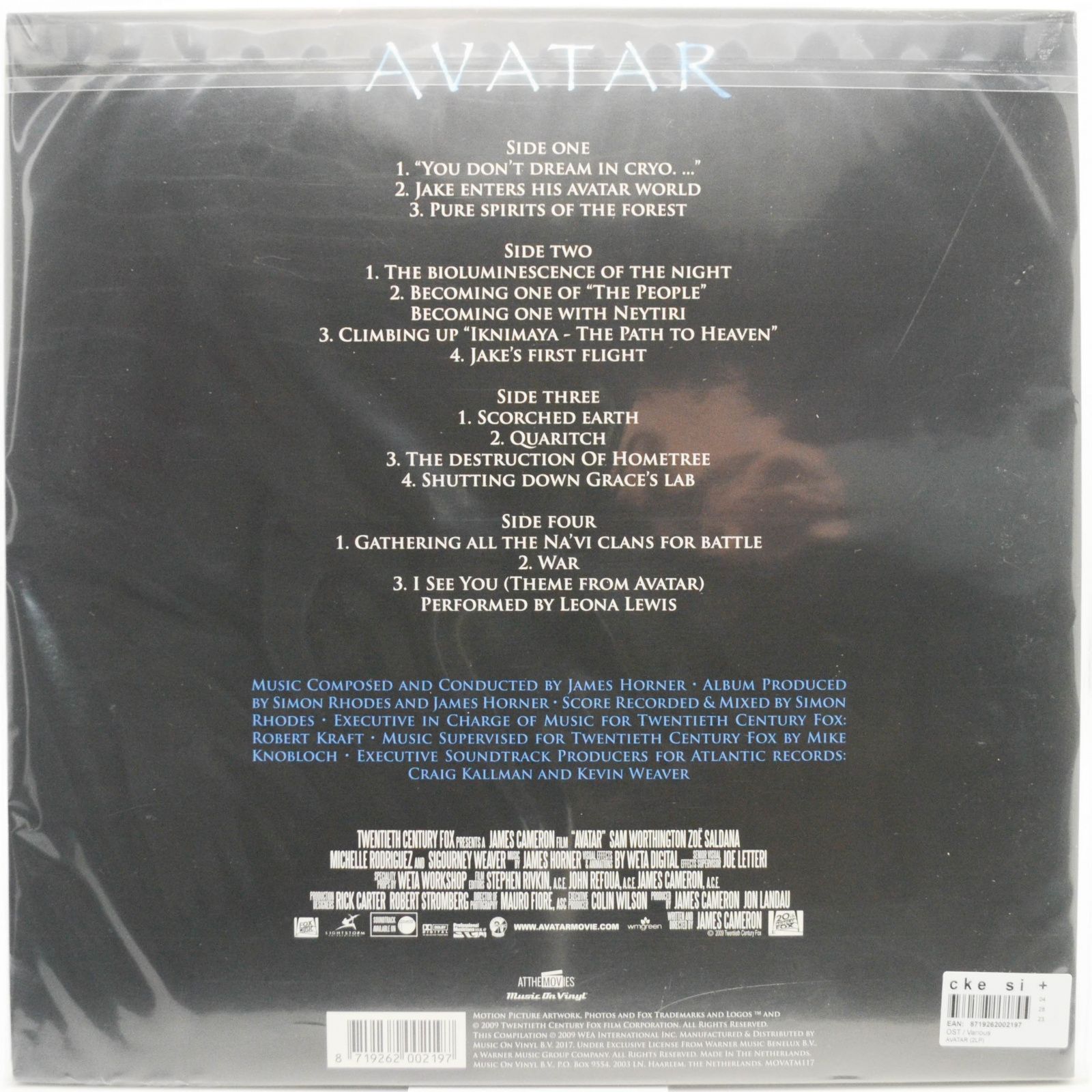 James Horner — Avatar (Music From The Motion Picture) (2LP), 2009