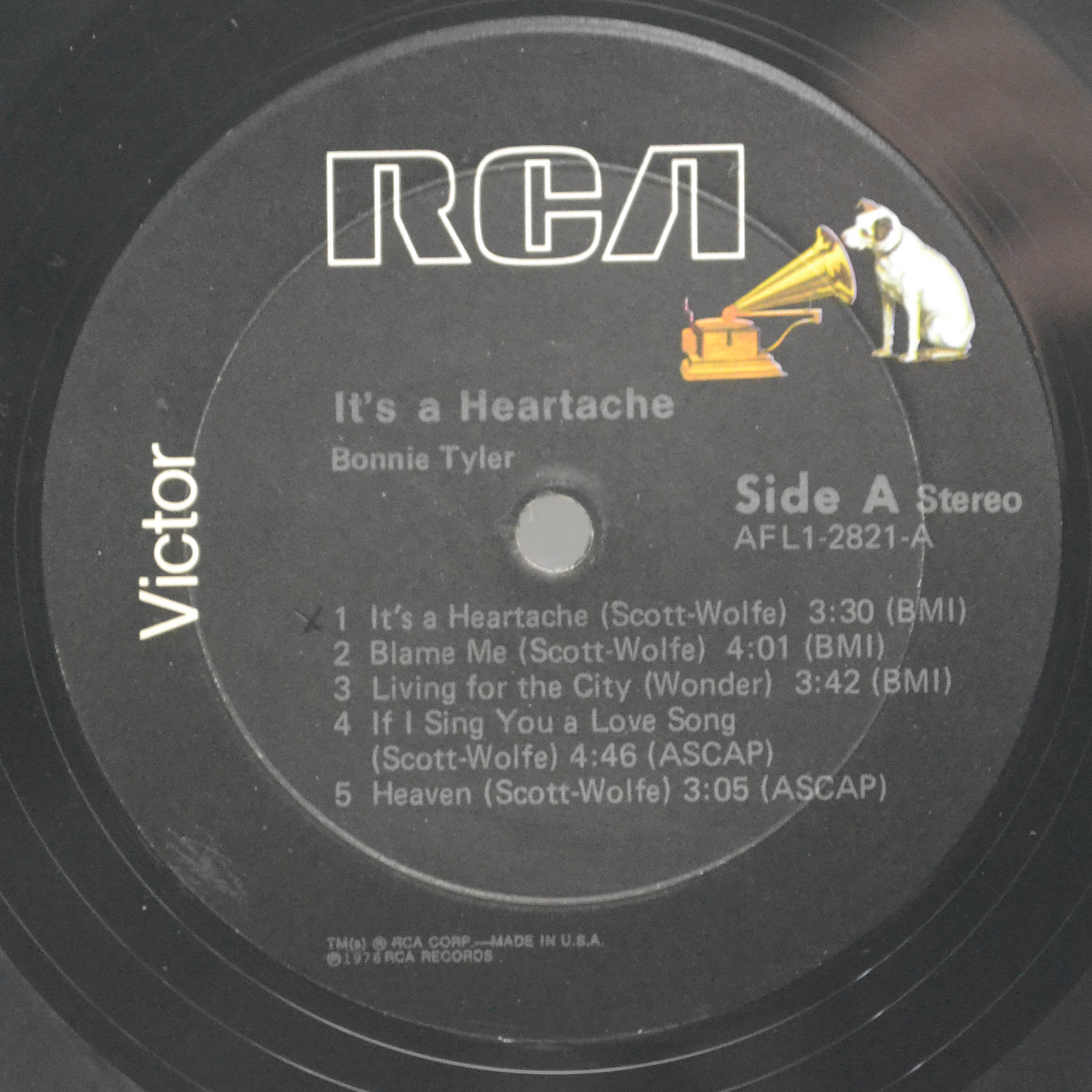 Виниловая пластинка Bonnie Tyler — It's A Heartache (USA), 1978