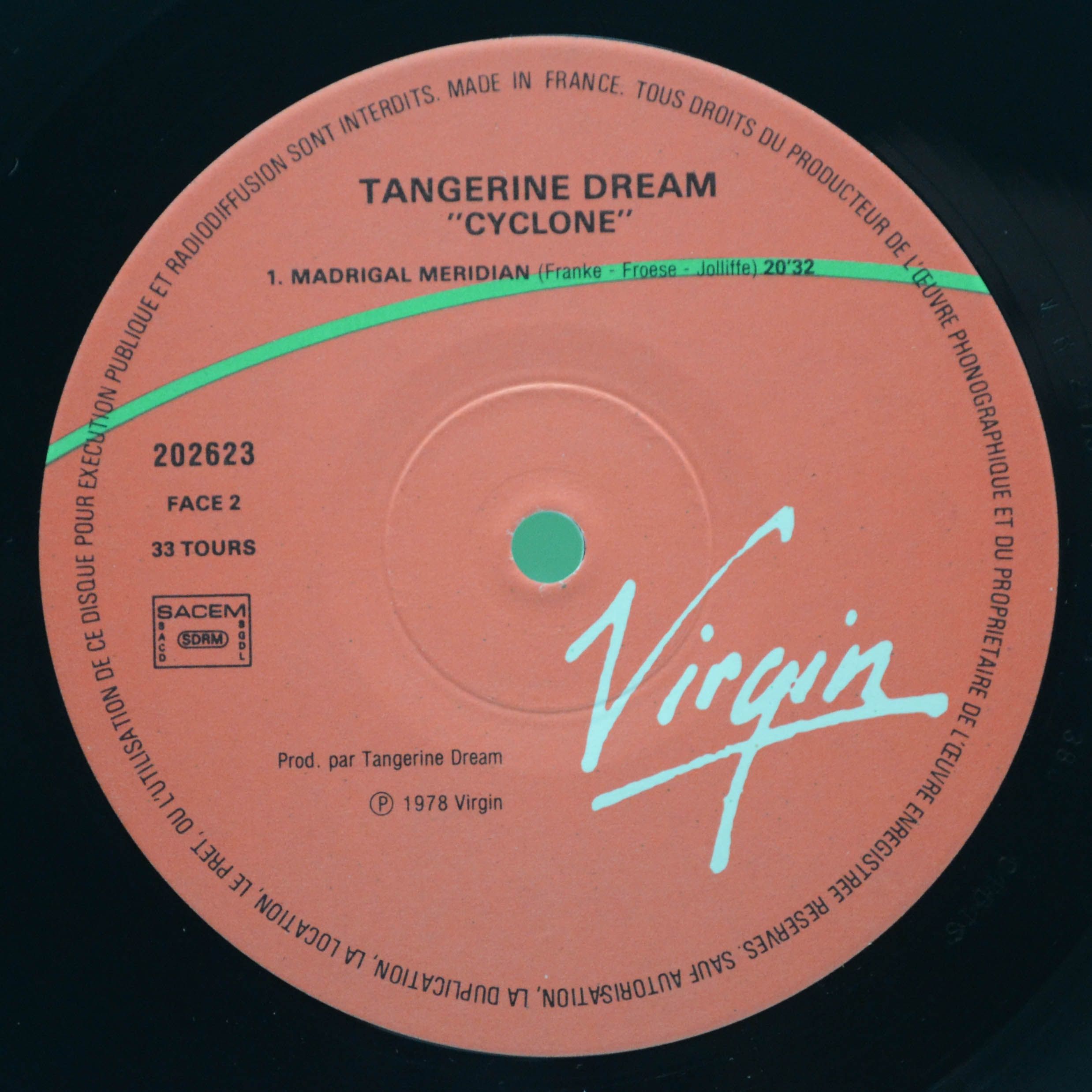 Tangerine Dream — Cyclone, 1983