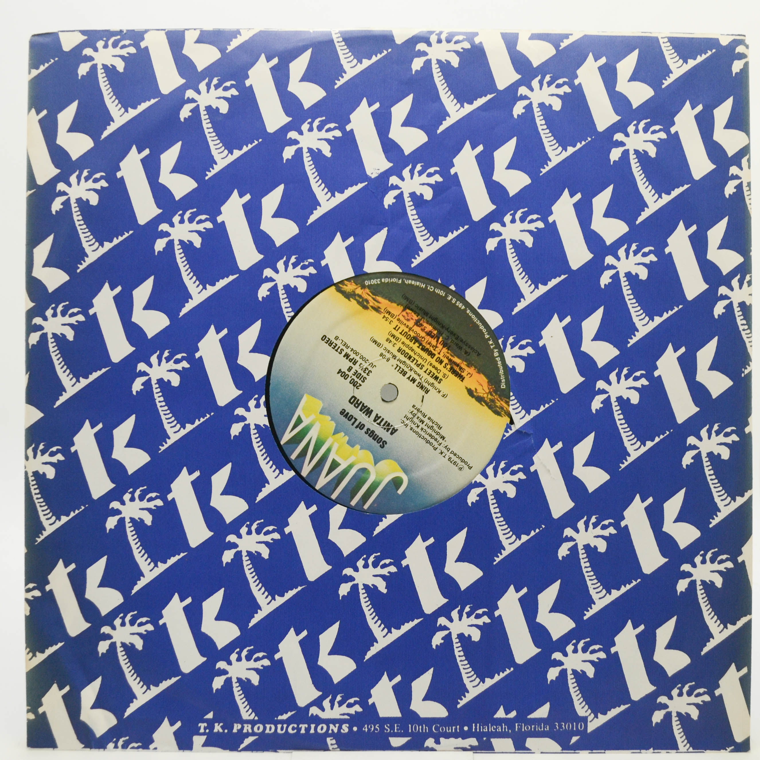 Anita Ward — Songs Of Love (1-st, USA), 1979