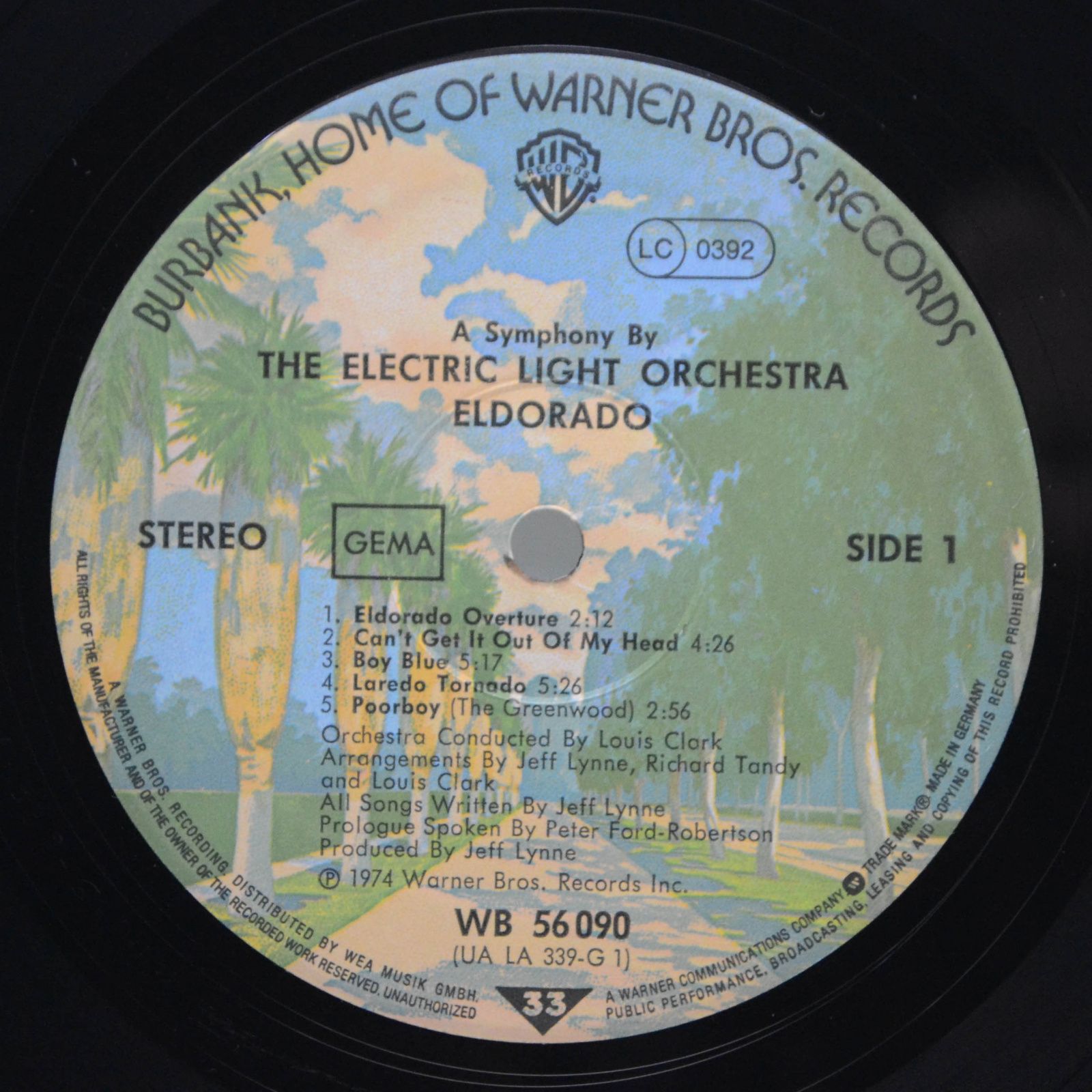 Electric Light Orchestra — Eldorado - A Symphony By The Electric Light Orchestra, 1974